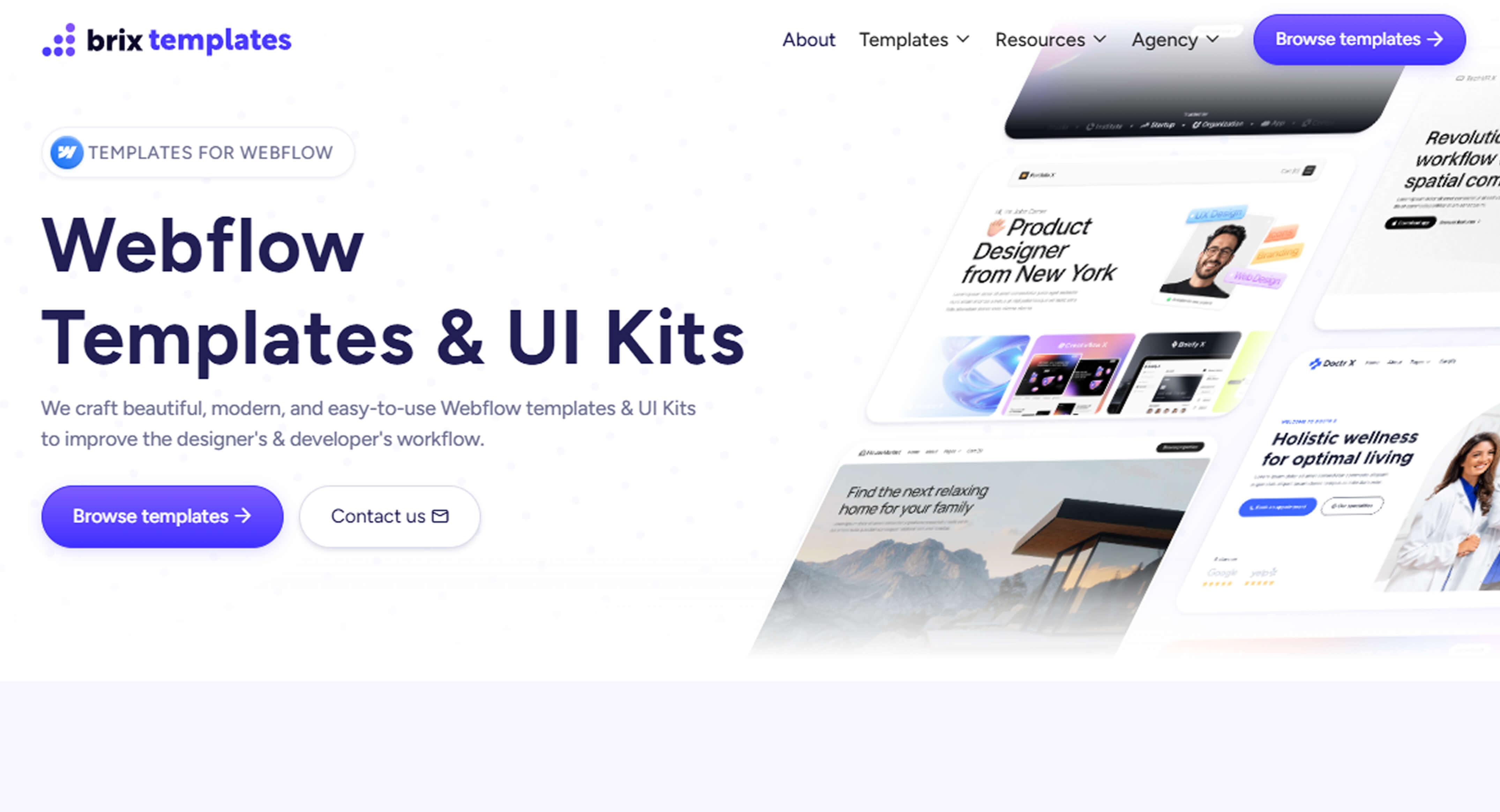 Agencia de Webflow por BRIX Plantillas