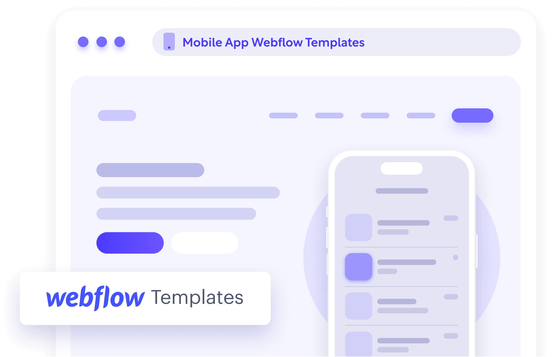 Mobile App Webflow Themes
