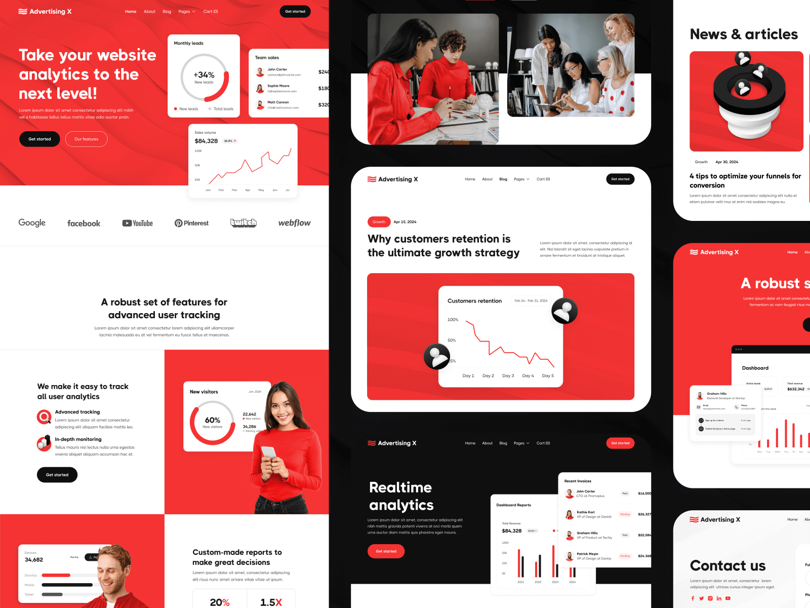 Plantilla de Tecnología para Webflow