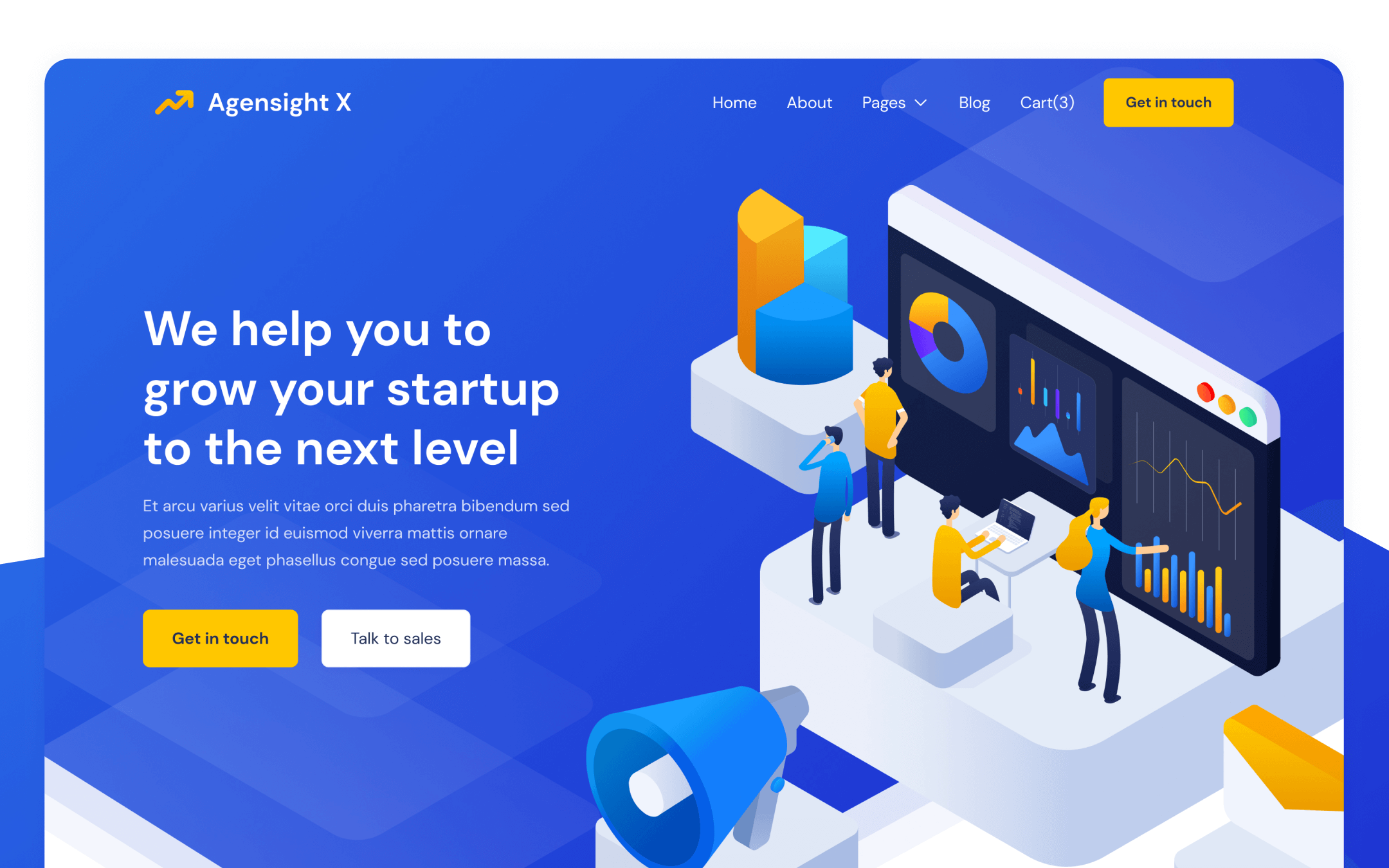 Plantilla de Agencia de Publicidad para Webflow