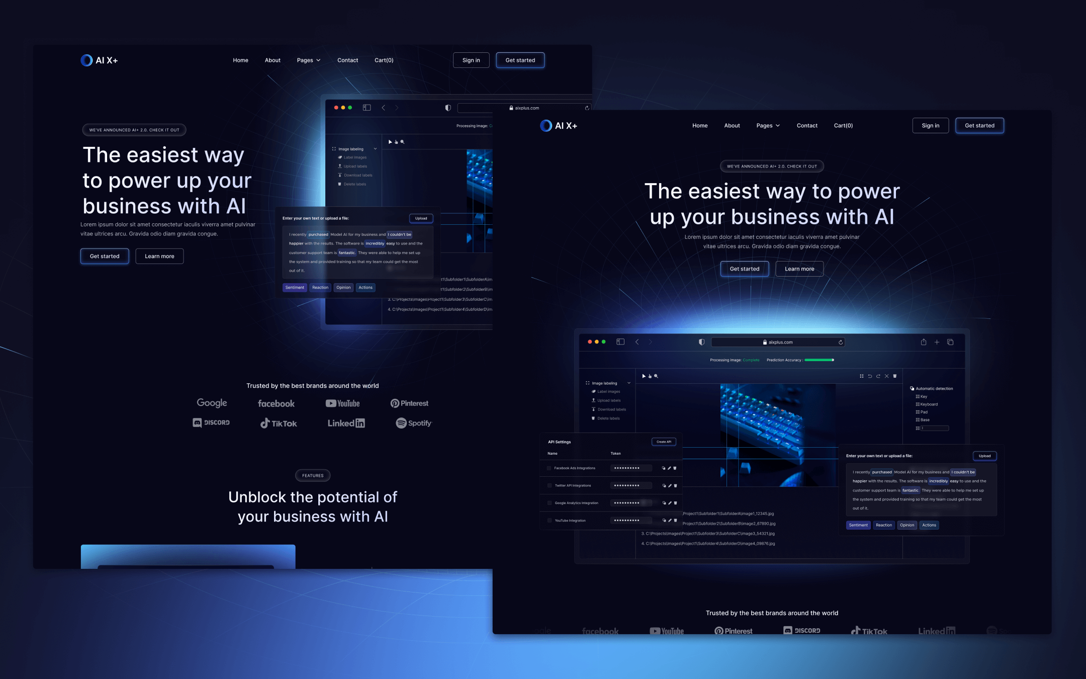 Plantilla de Inteligencia Artificial para Webflow