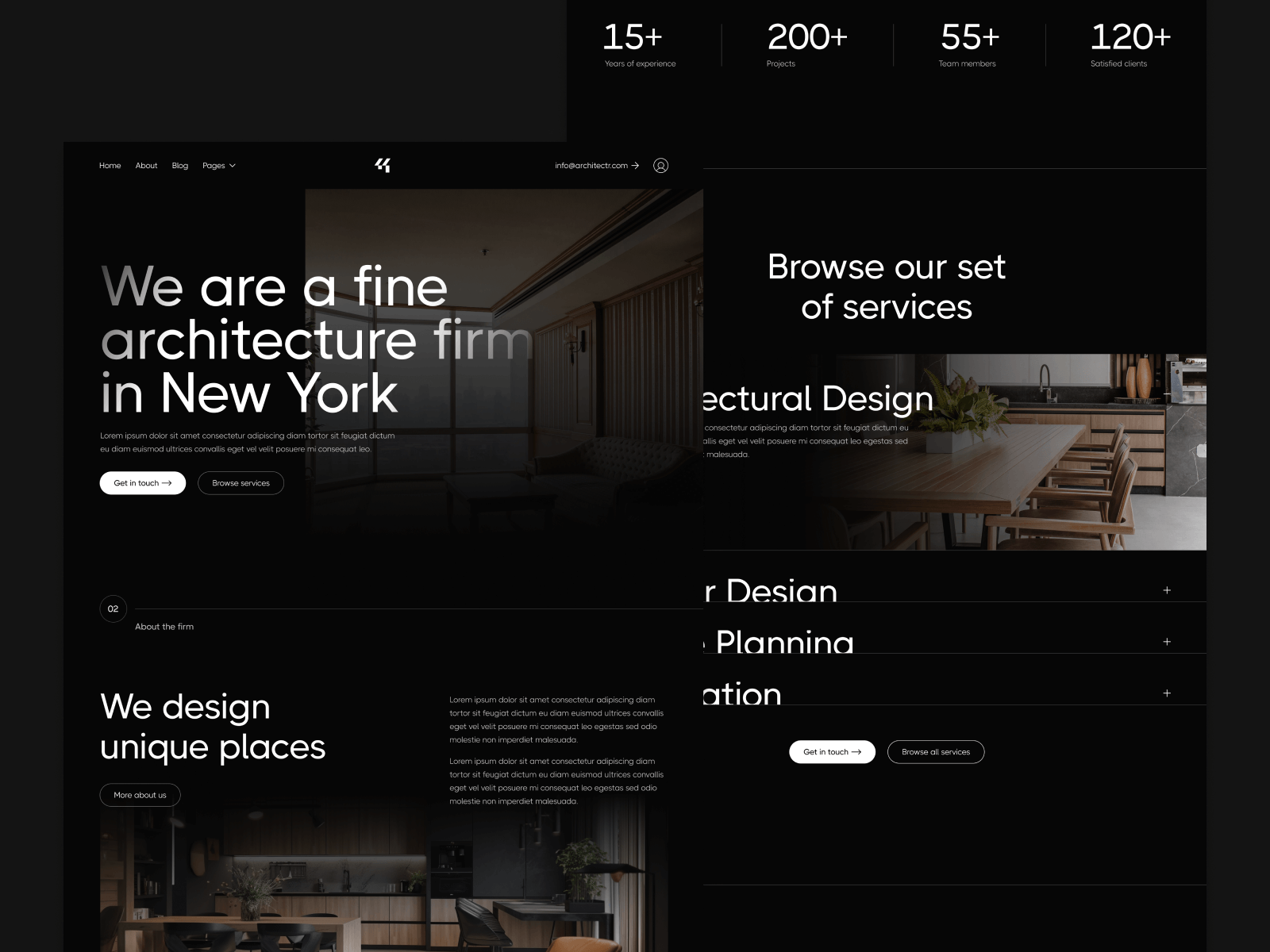 Template de Firma de Arquitectos para Webflow