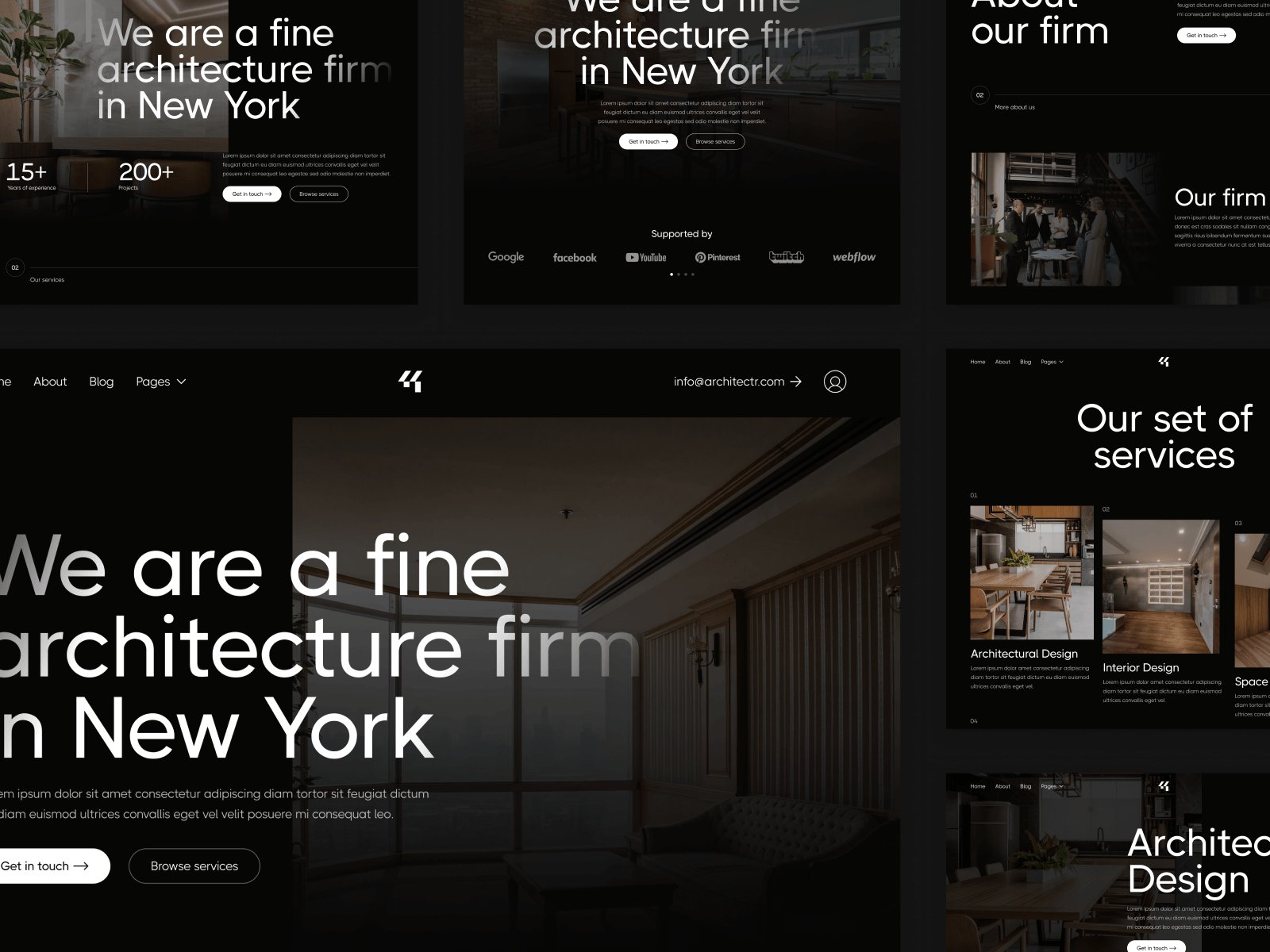 Plantilla para Webflow de Arquitectura
