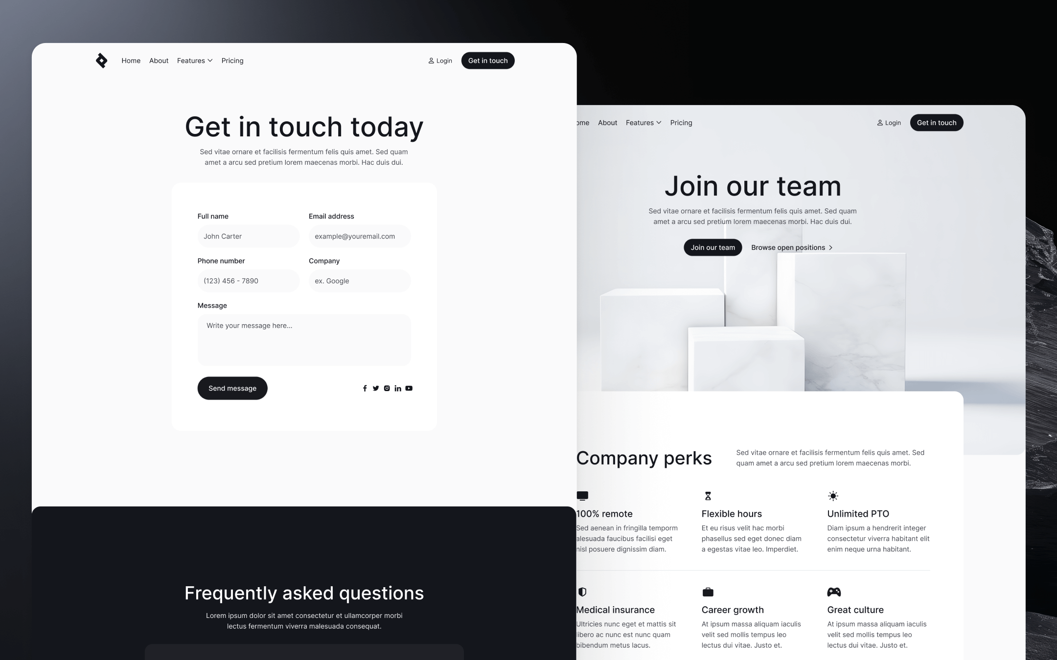 Bnkify X Template para Webflow