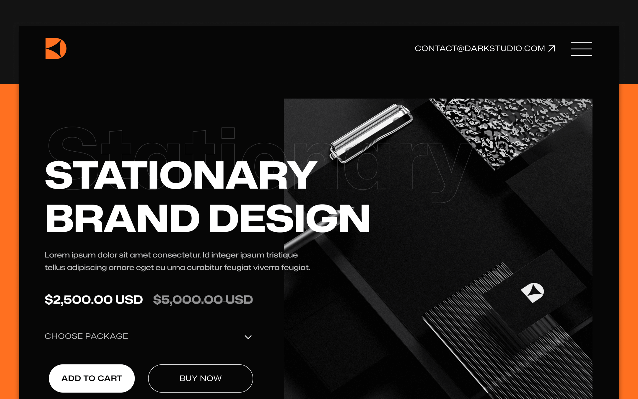 Darkstudio X Template para Webflow