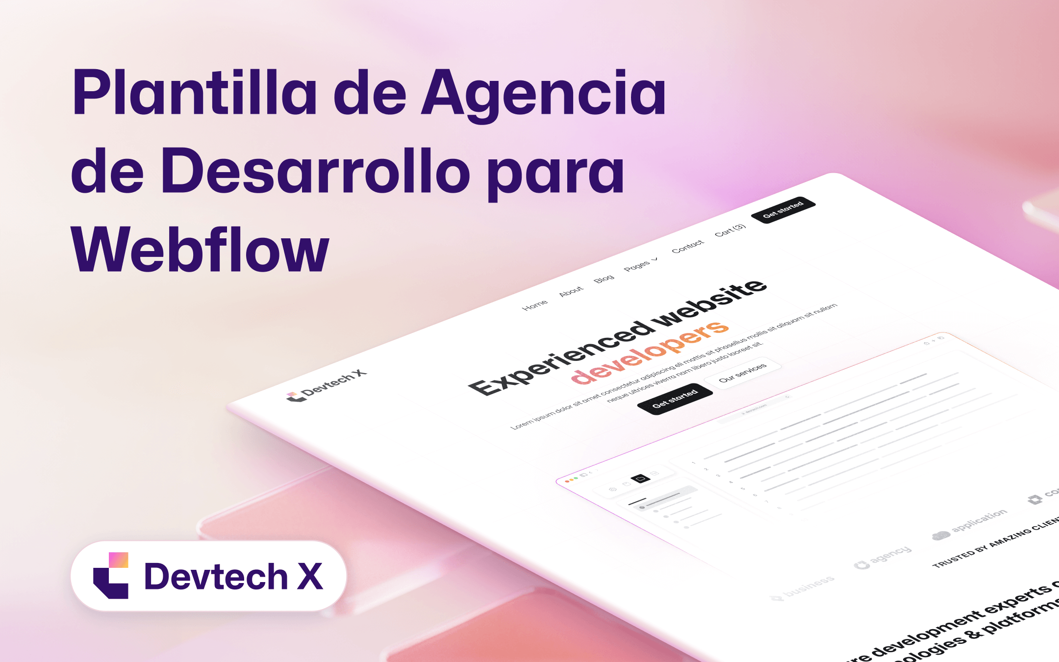 Plantilla de Agencia de Desarrollo para Webflow