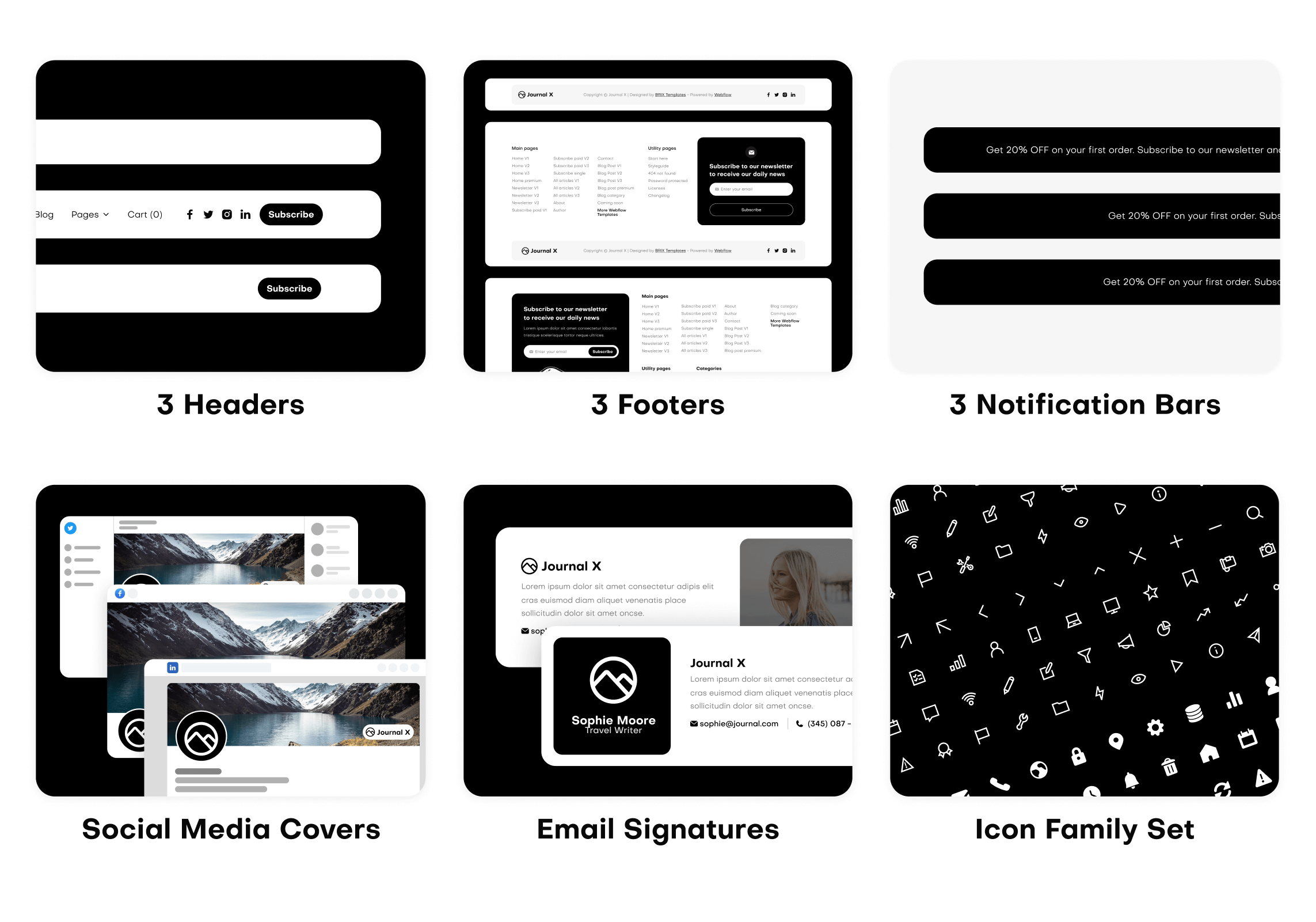 Journal X | Blog Webflow Template Benefits
