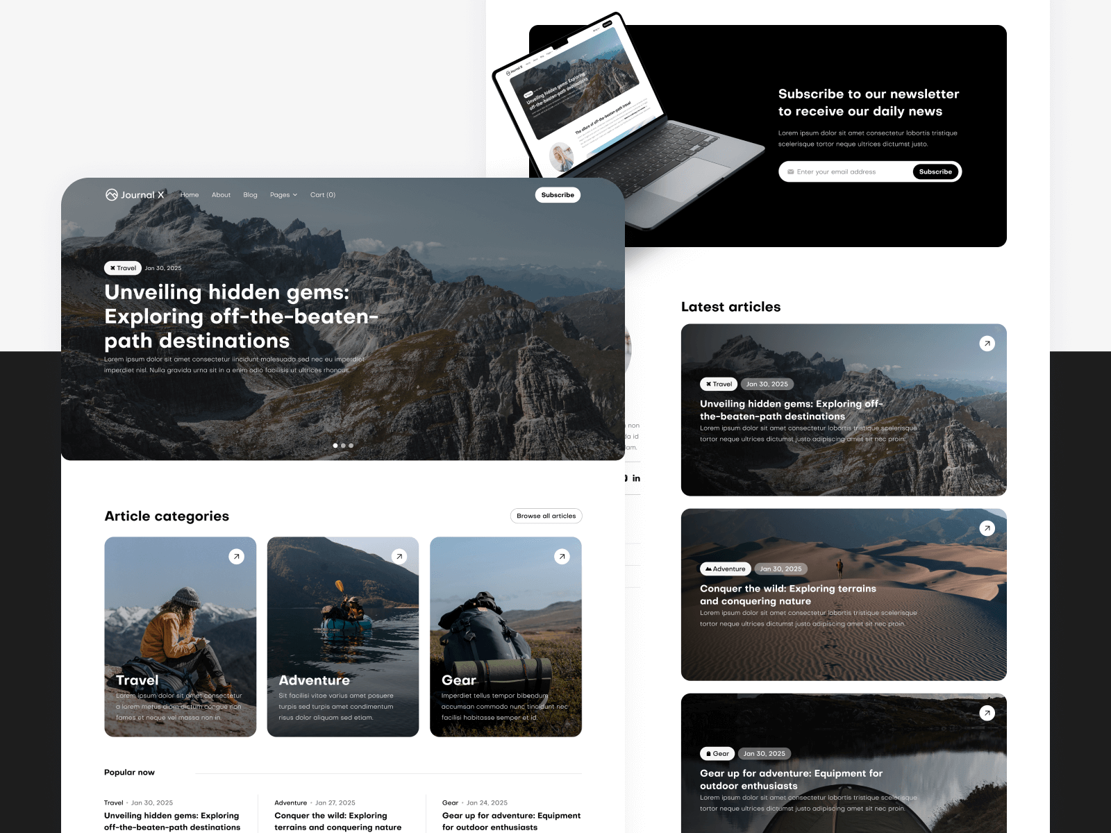 Template de Noticias para Webflow