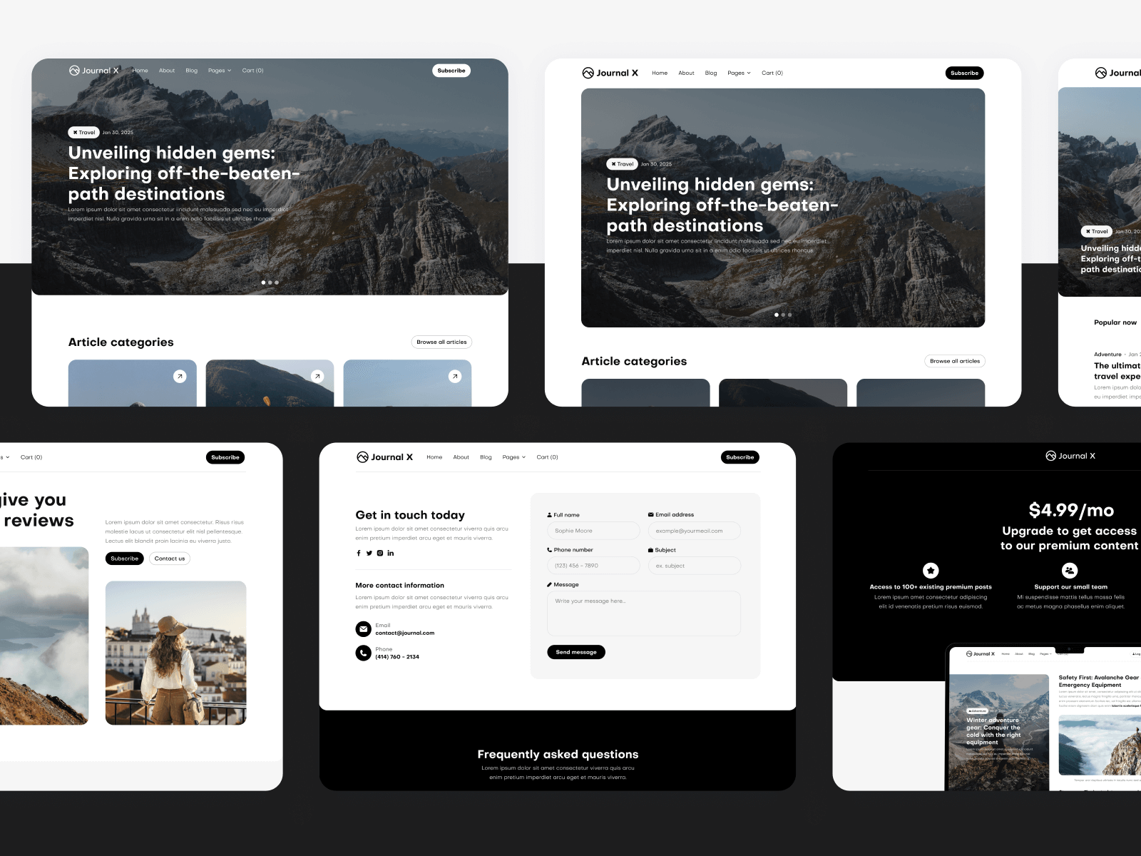 Plantilla de Noticias para Webflow