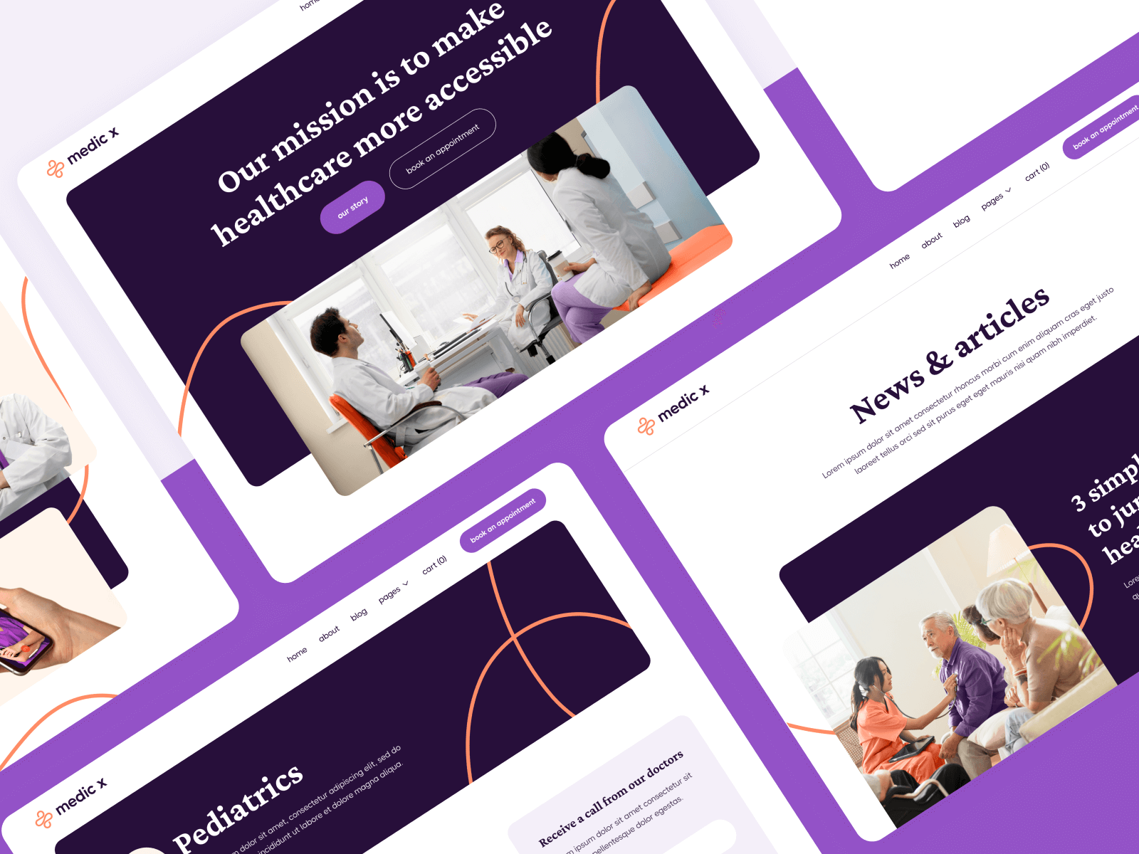 Plantilla para Webflow de Hospital