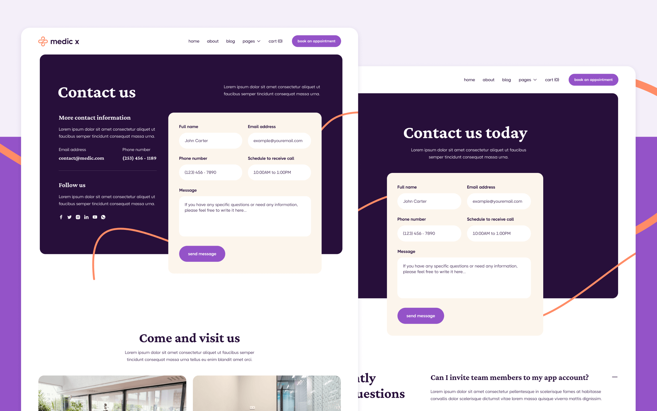 Medic X Template para Webflow