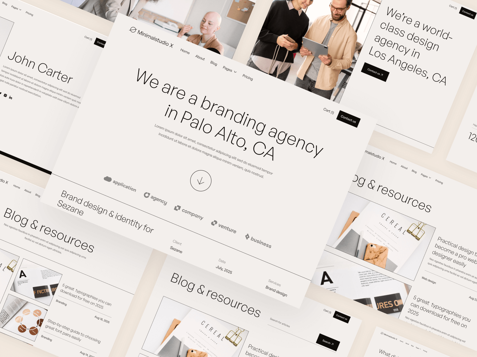 Plantilla para Webflow de Agencia Creativa