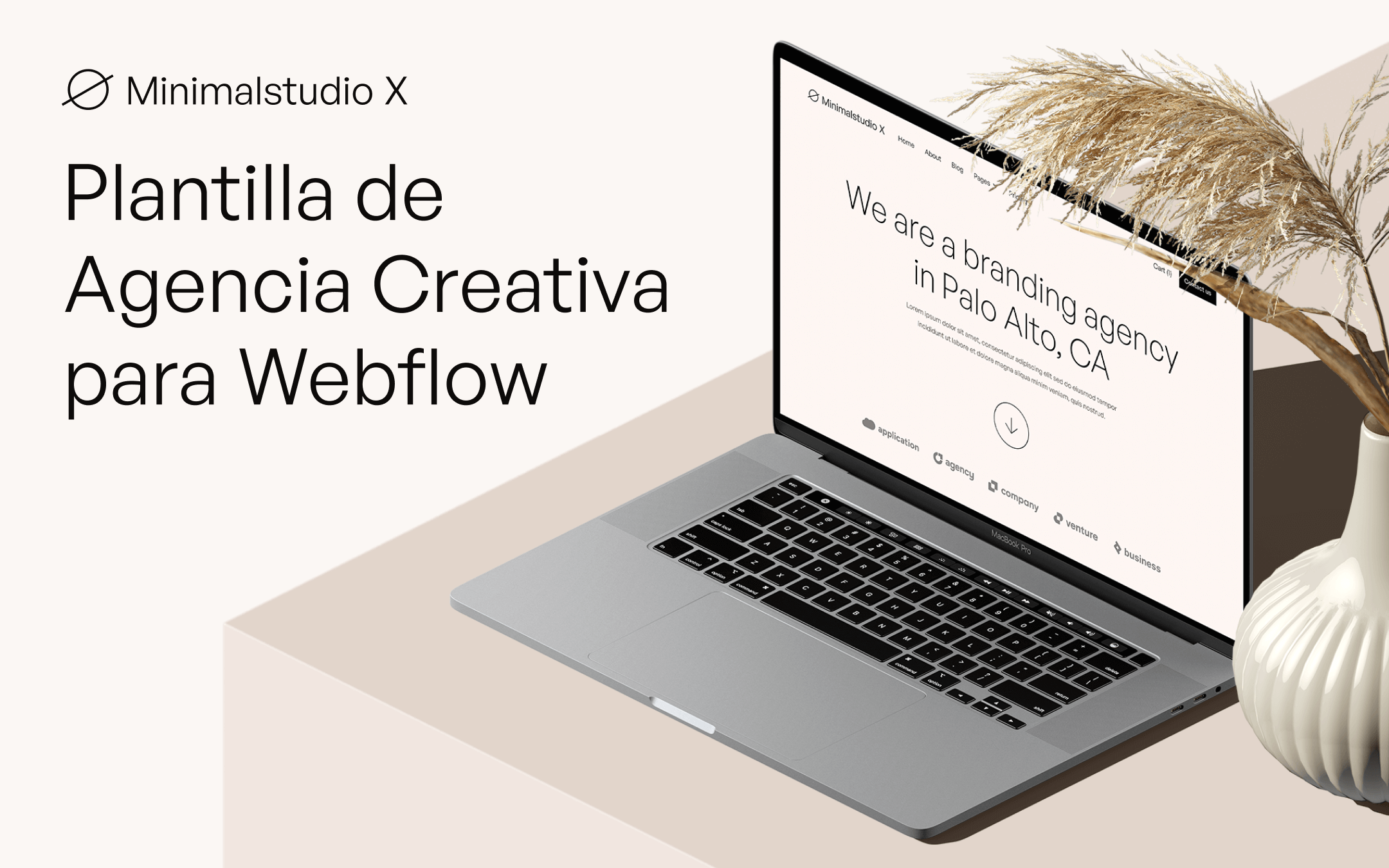 Plantilla de Agencia Creativa para Webflow