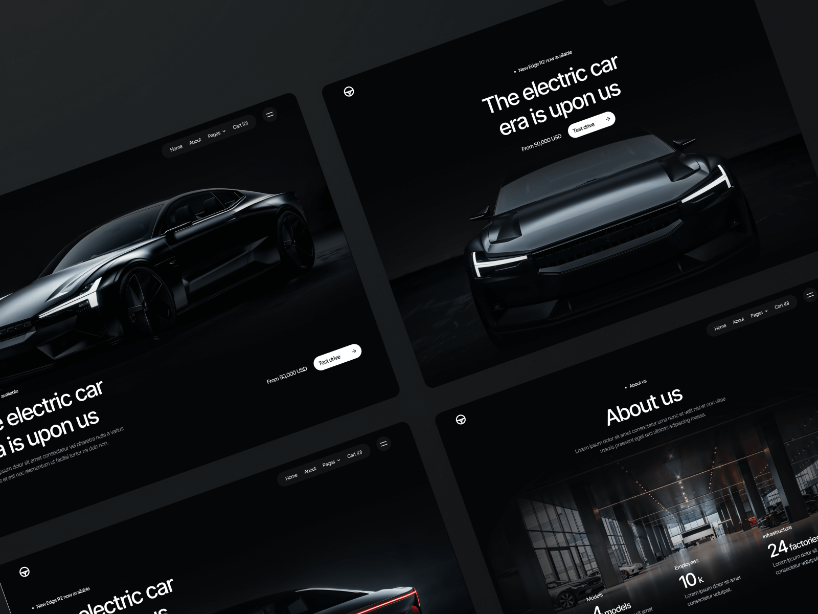 Plantilla para Webflow de Automotriz