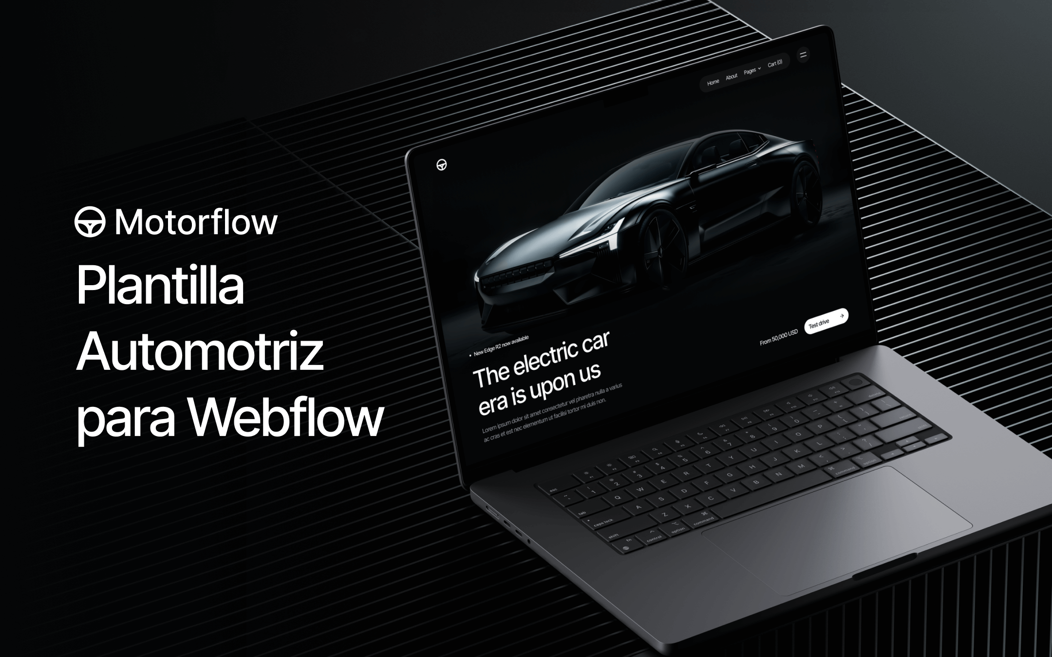 Plantilla Automotriz para Webflow