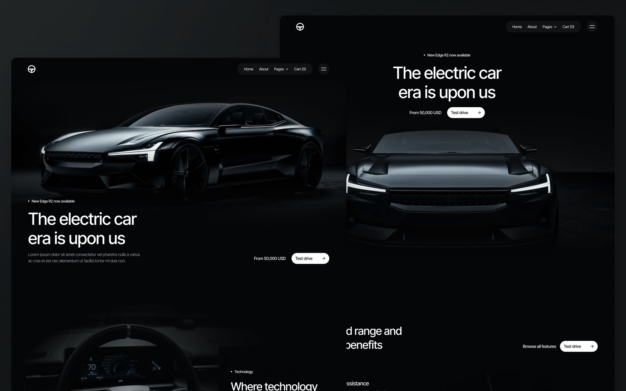 Motorflow Template para Webflow