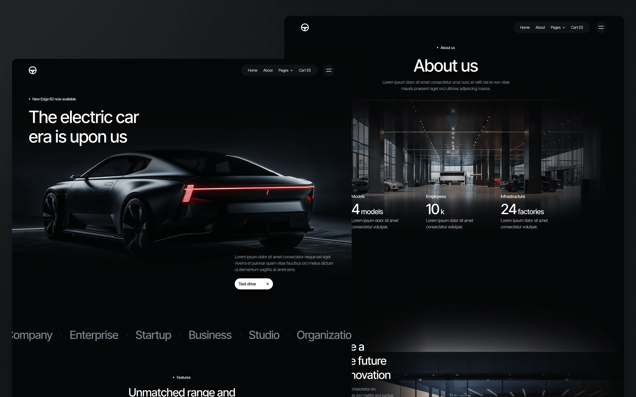 Motorflow Template para Webflow