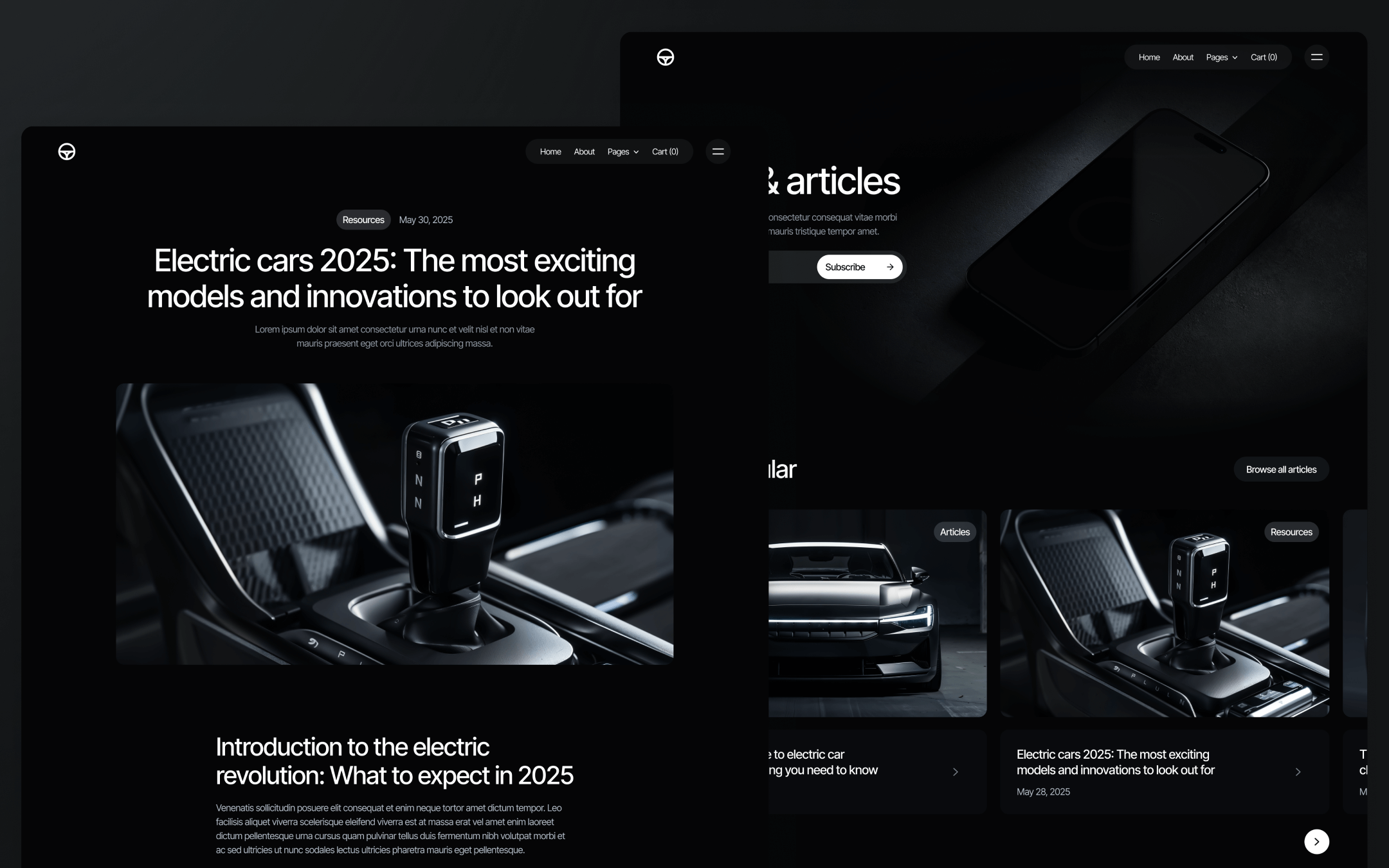 Motorflow Template para Webflow