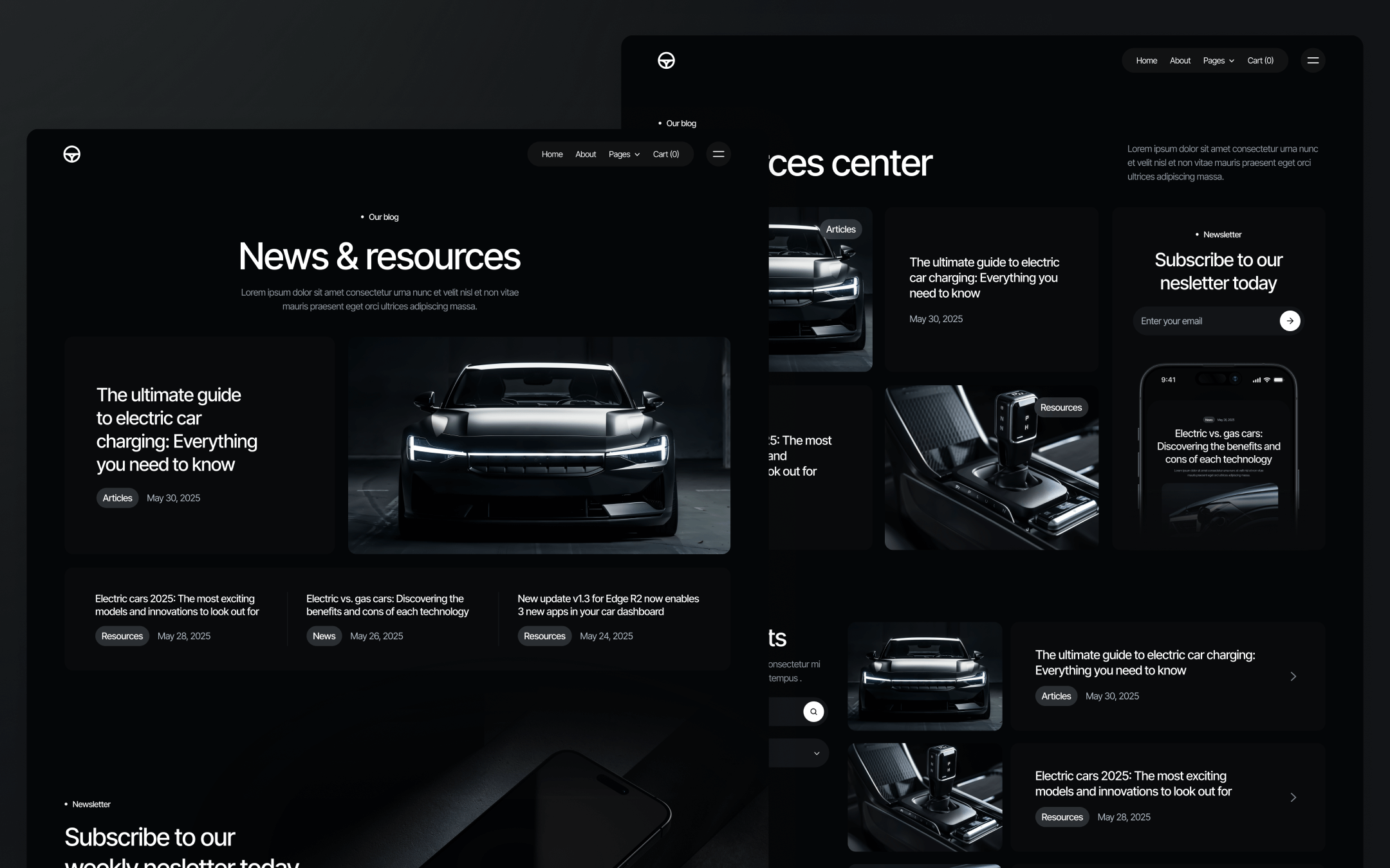 Motorflow Template para Webflow