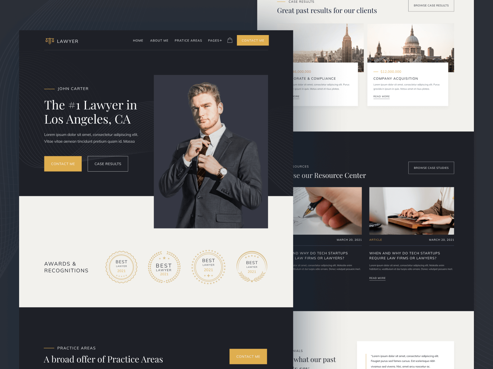 Plantilla de Abogado para Webflow
