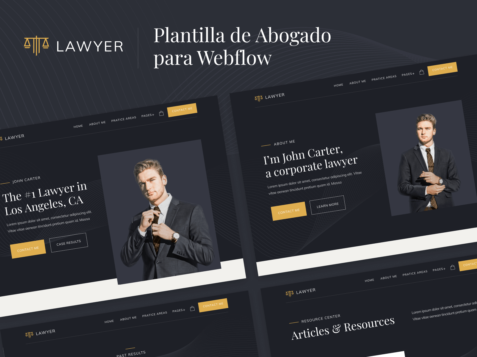 Plantilla de Abogado para Webflow