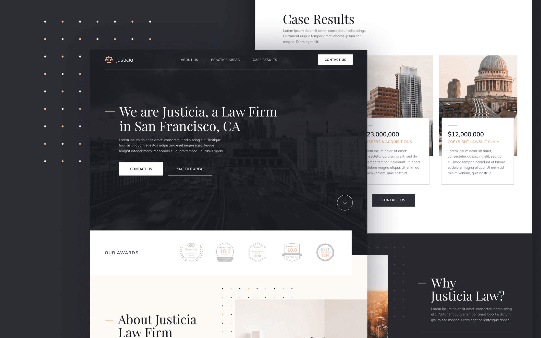 Plantilla de Abogados para Webflow