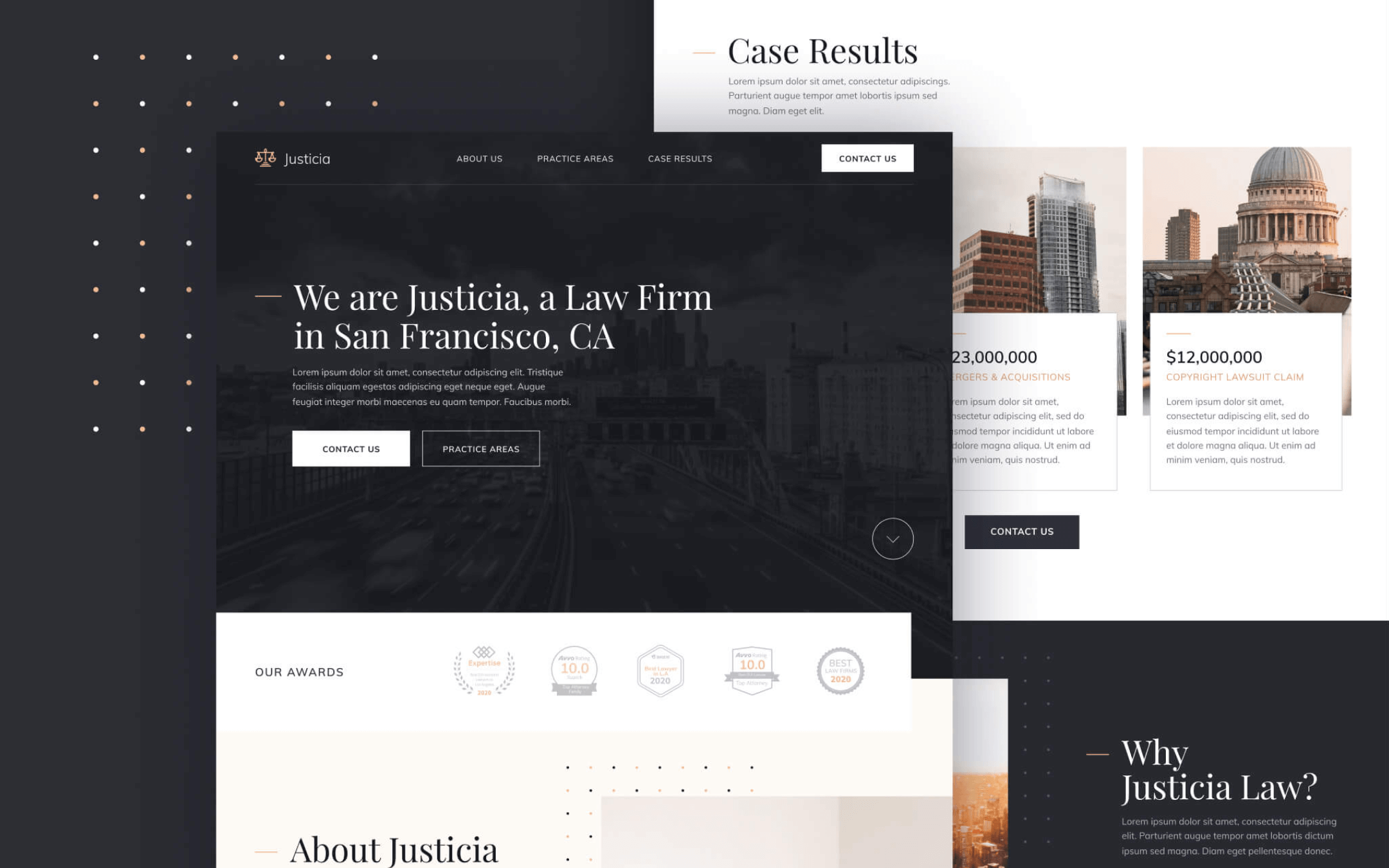 Plantilla de Abogados para Webflow