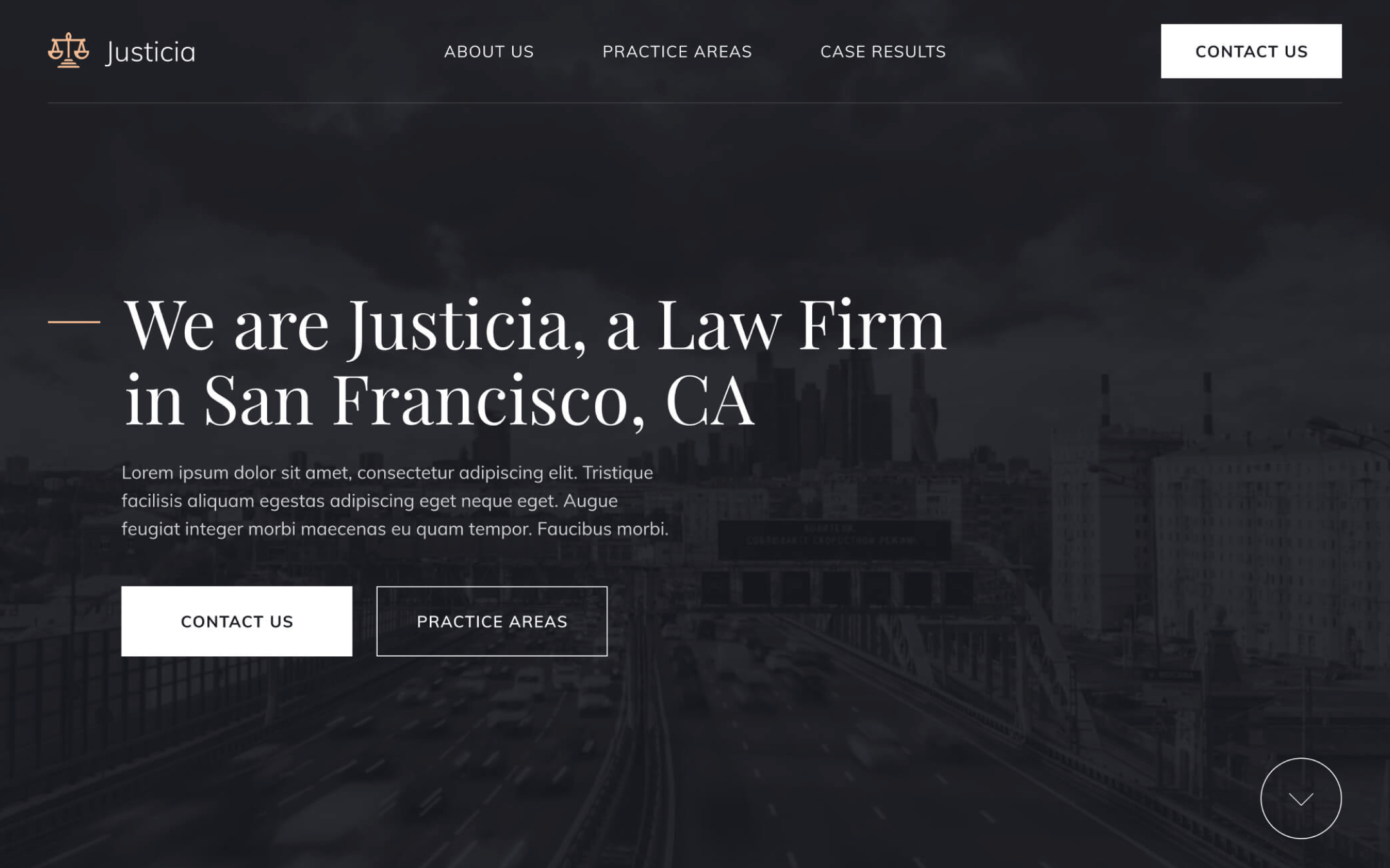 Justicia Template para Webflow
