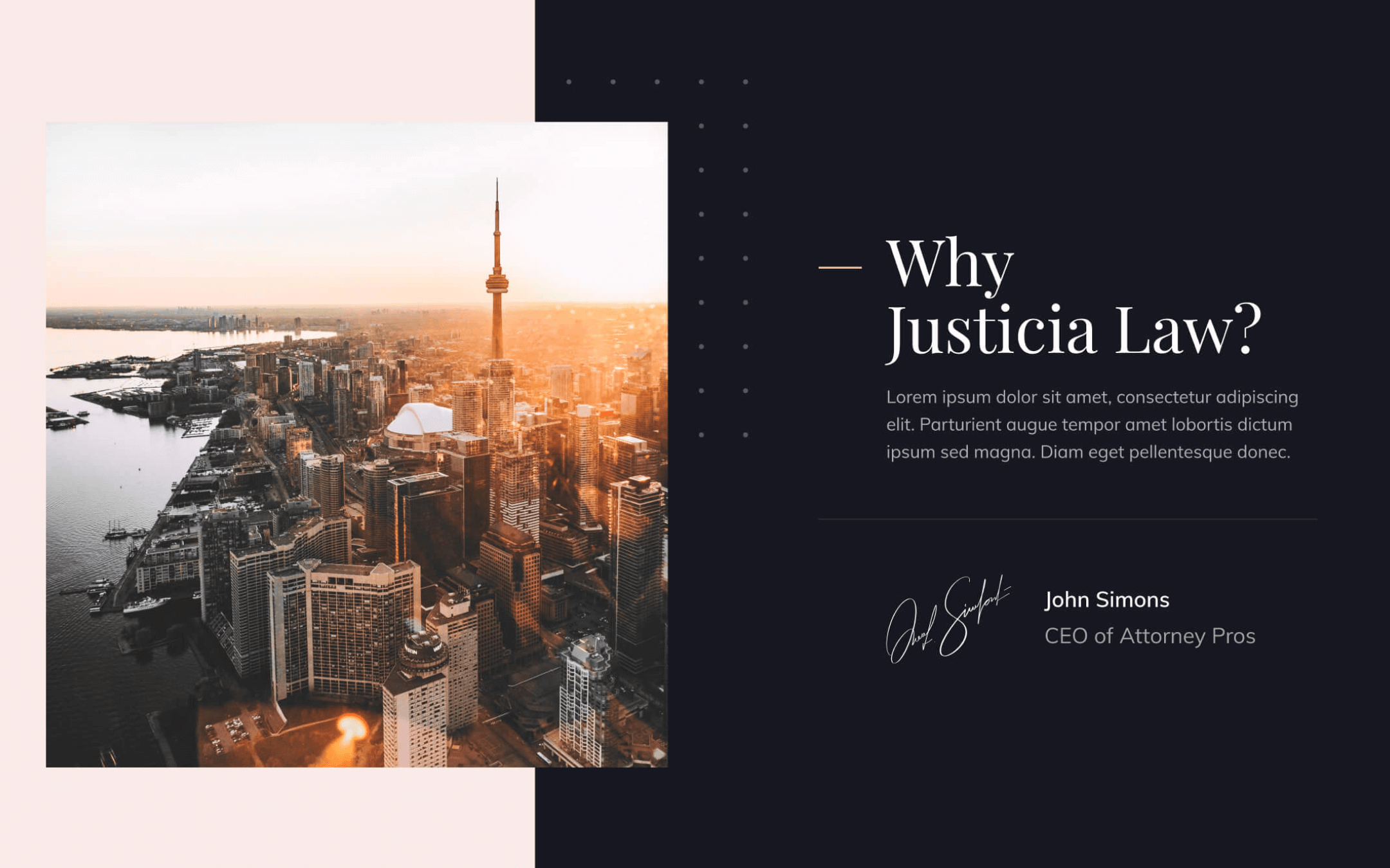 Justicia Template para Webflow