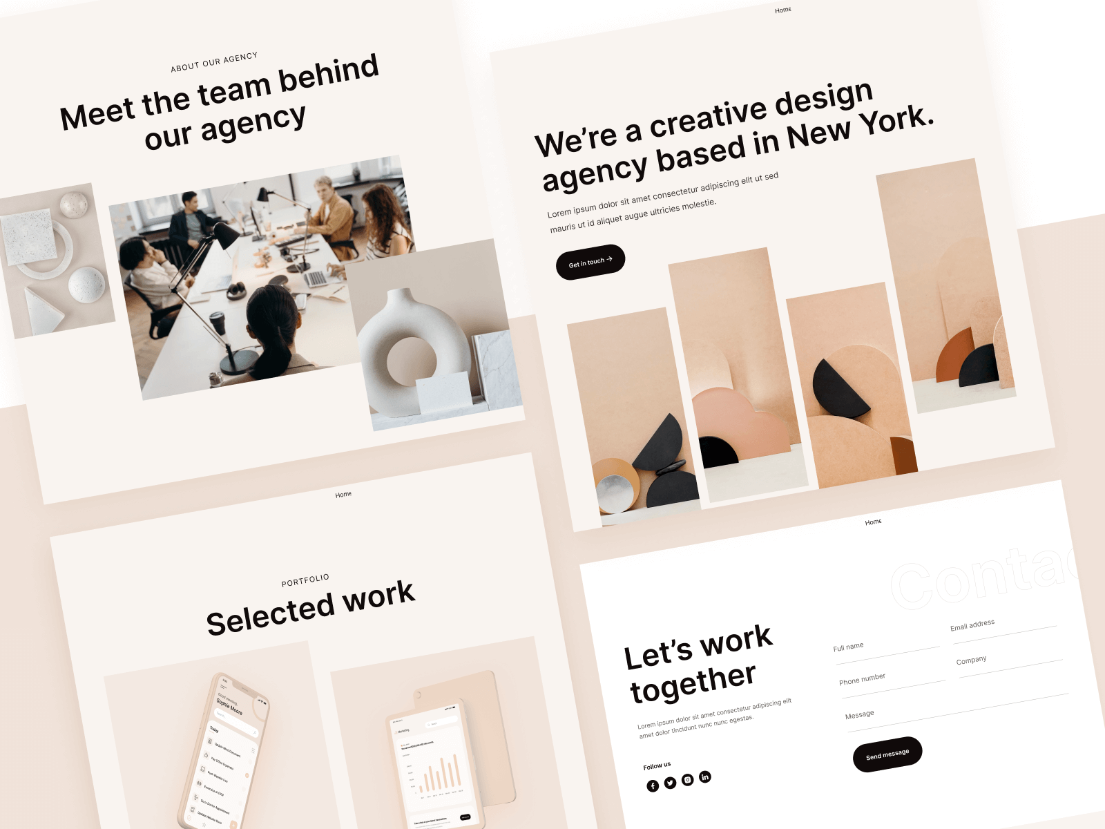 Plantilla para Webflow de Agencia Creativa de Diseño