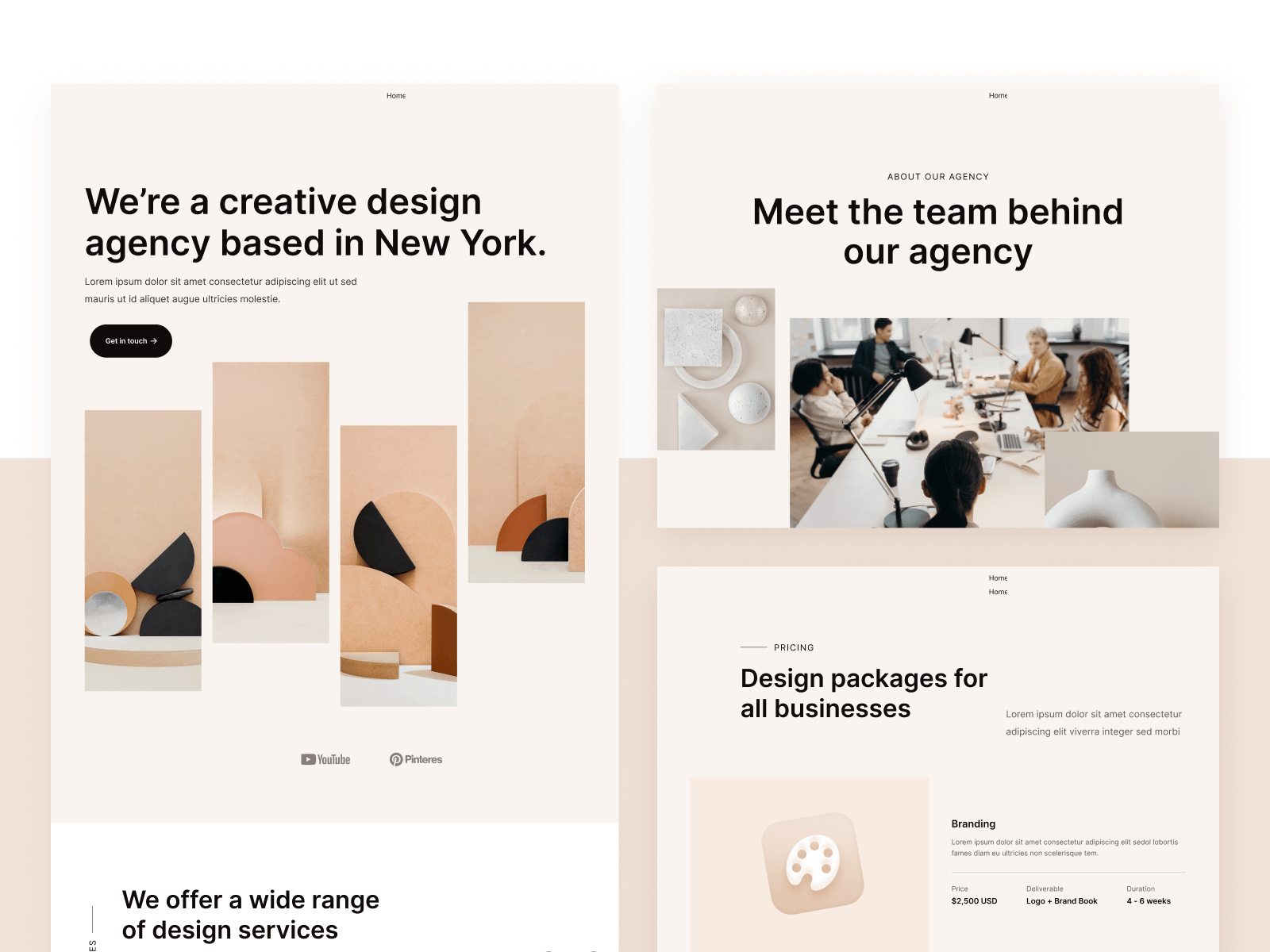 Plantilla de Agencia de Diseño para Webflow