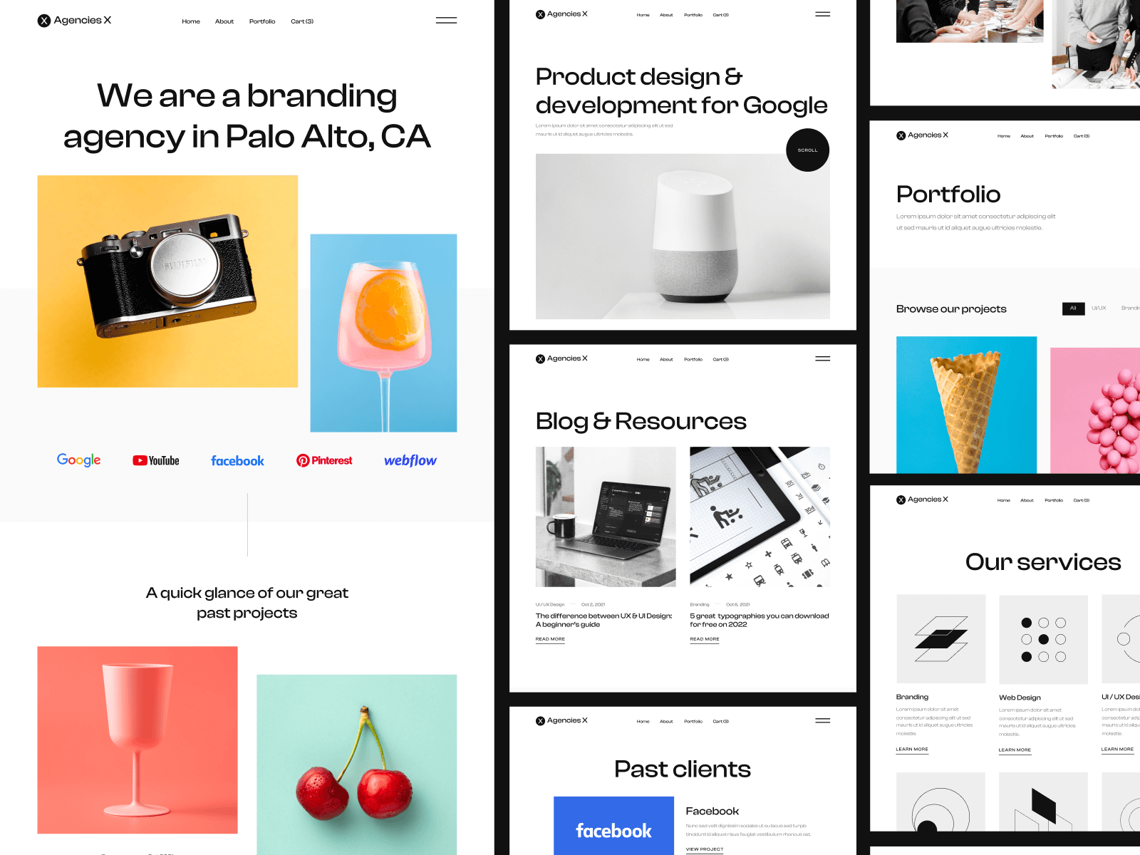 Plantilla para Webflow de Agencia Creativa