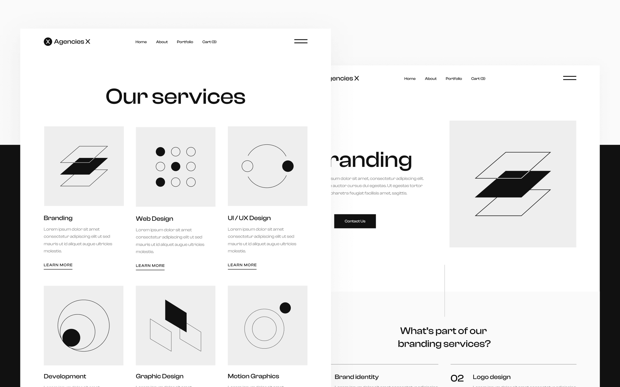 Agencies X Template para Webflow