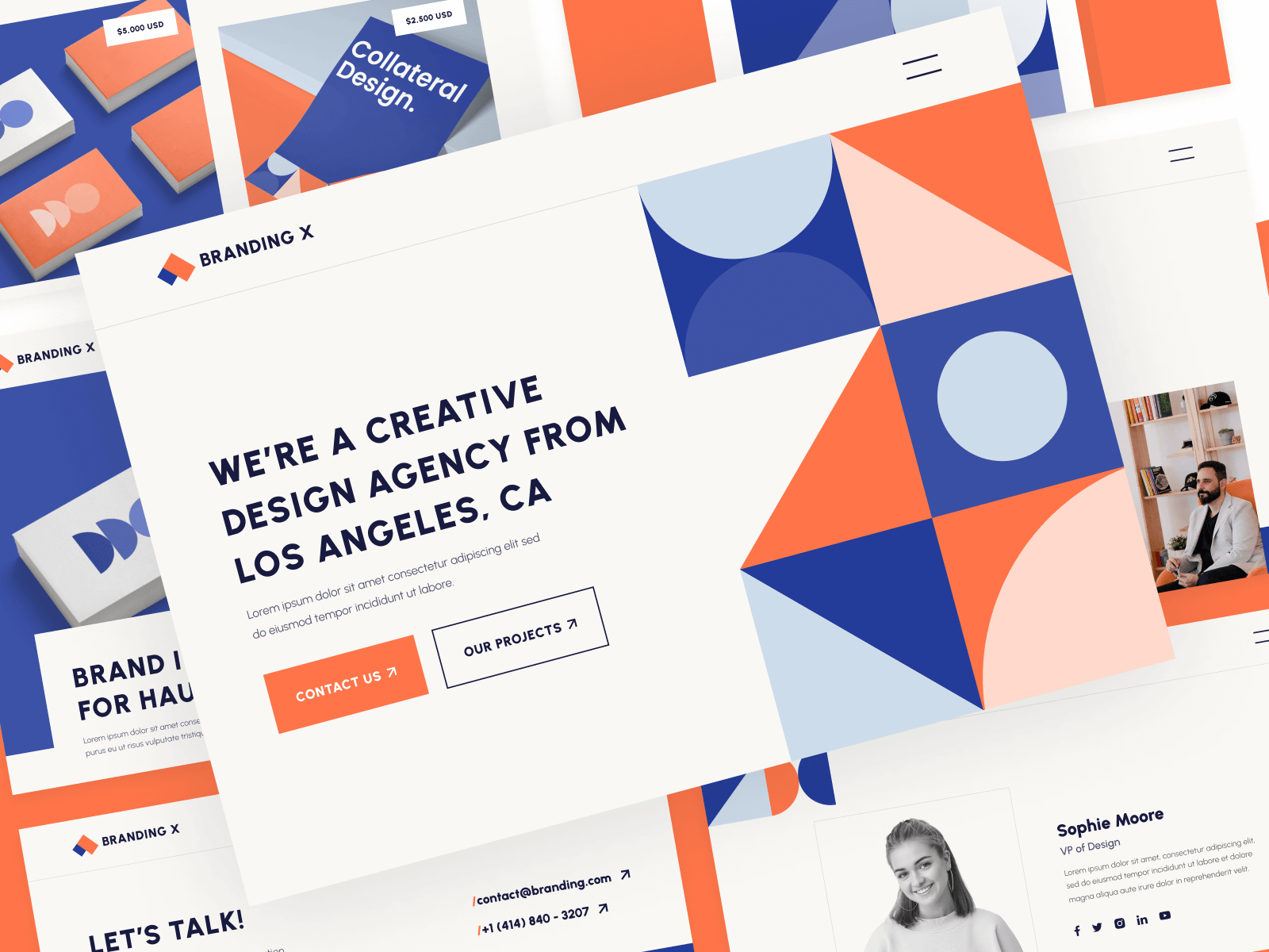Plantilla para Webflow de Agencia de Branding