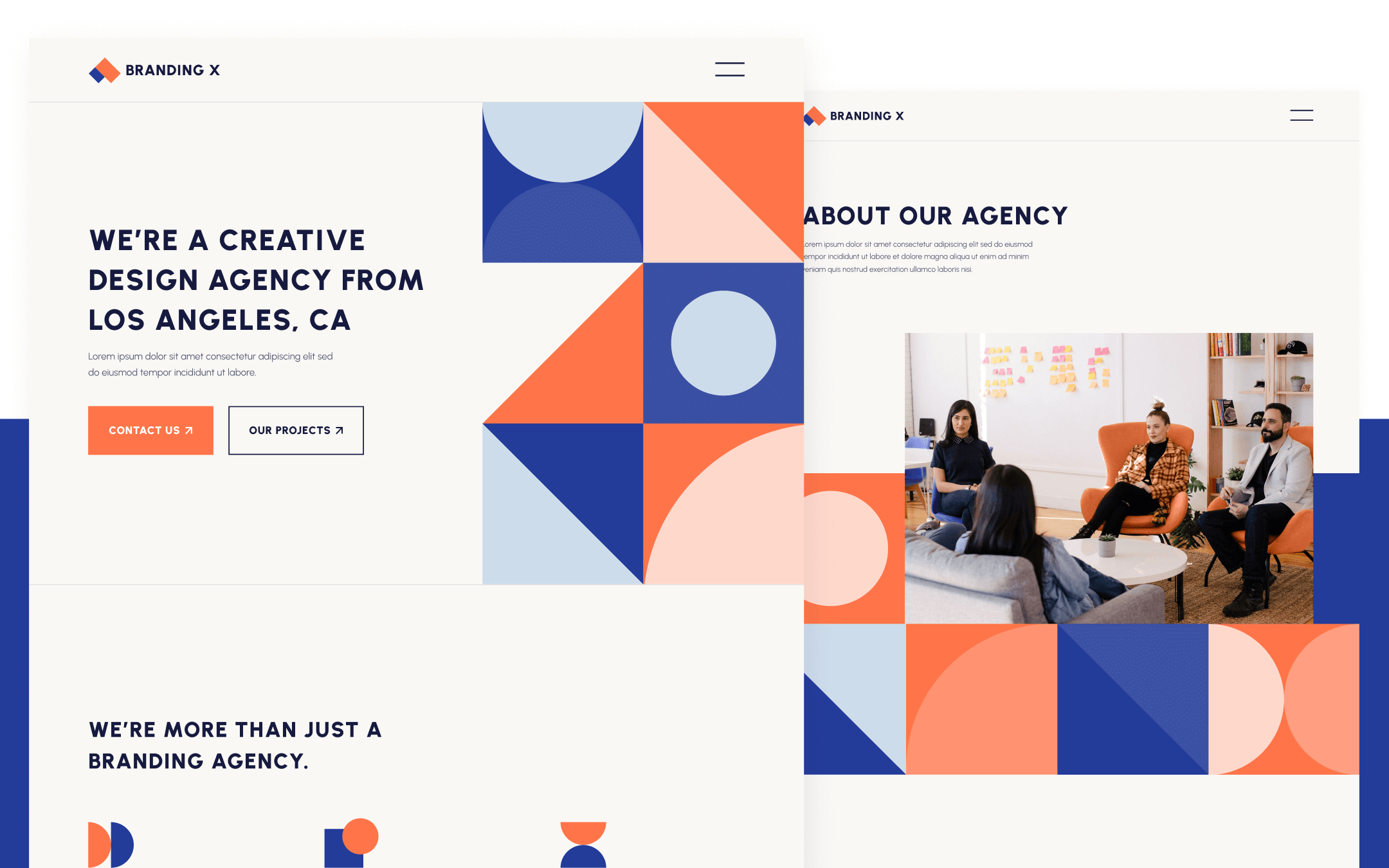 Plantilla de Agencia de Branding para Webflow