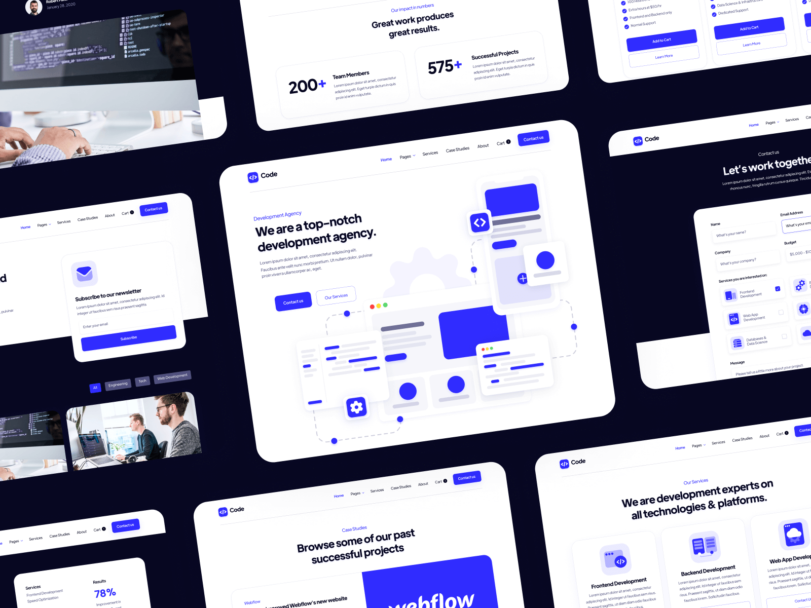 Template de Consultoría de IT para Webflow