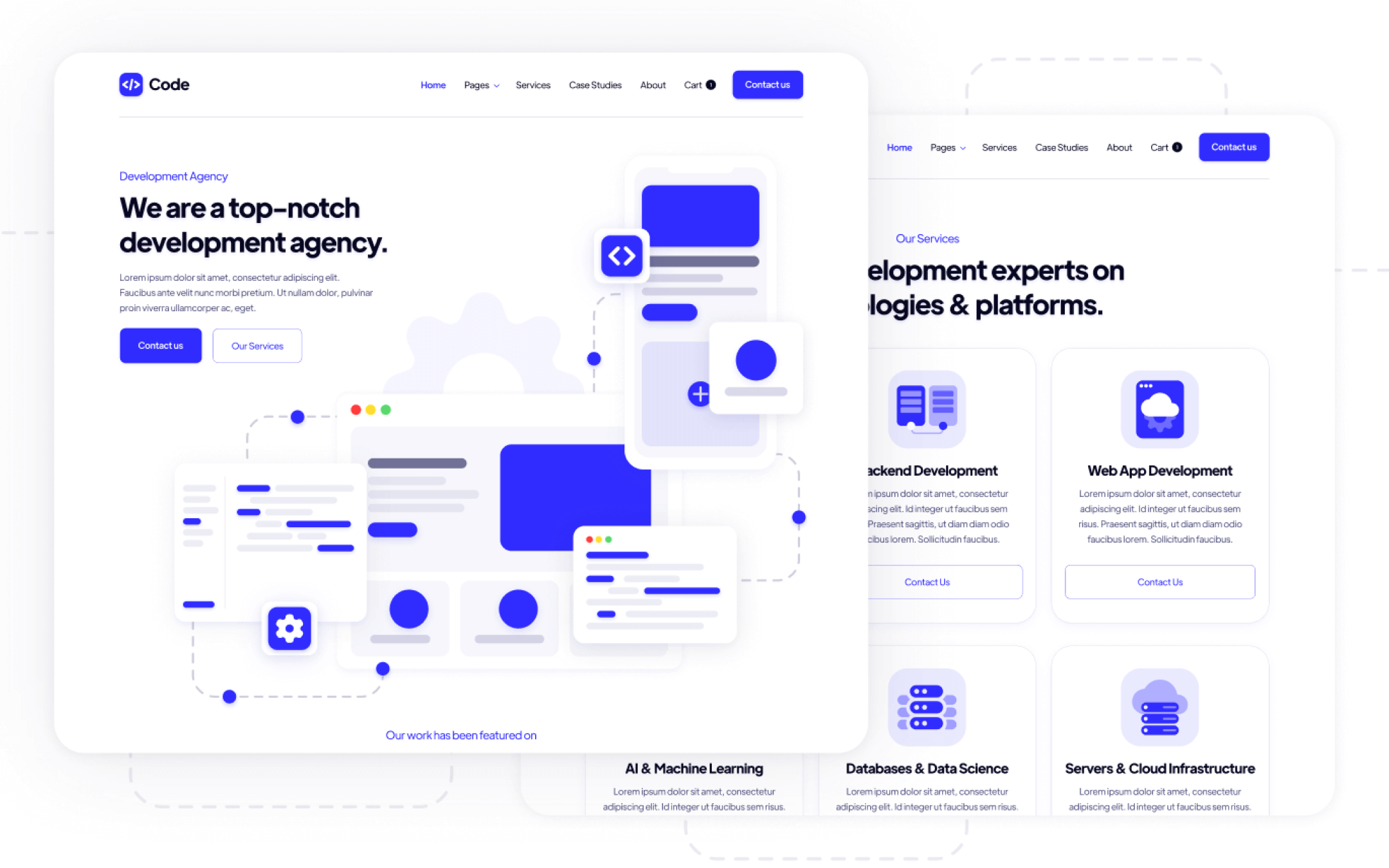 Plantilla de Agencia de Desarrollo para Webflow