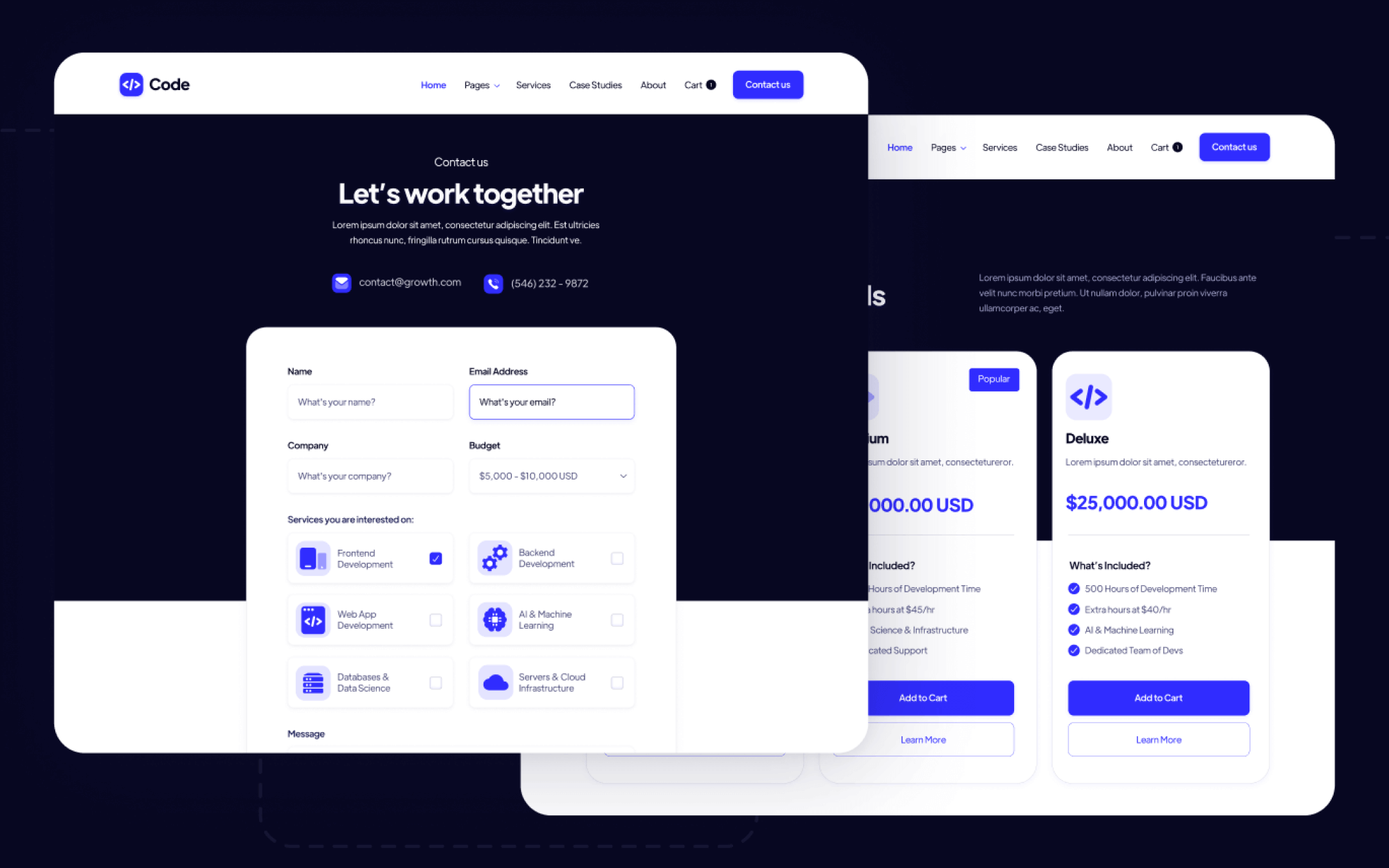 Code Template para Webflow
