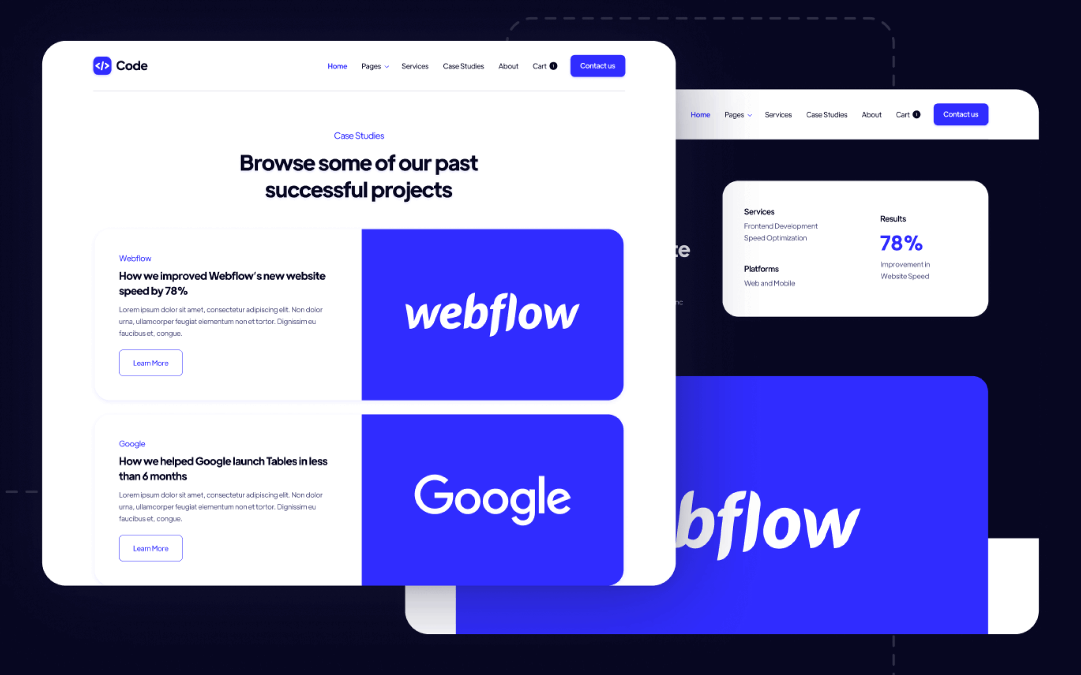 Code Template para Webflow