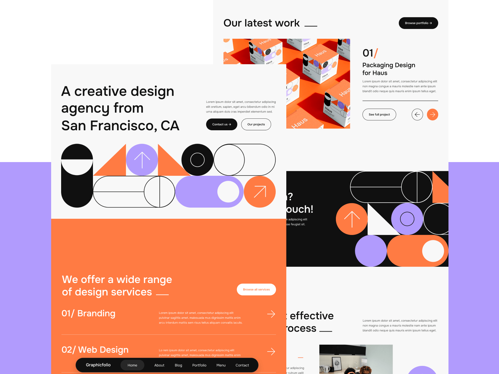 Plantilla de Estudio de Diseño para Sitio Web en Webflow