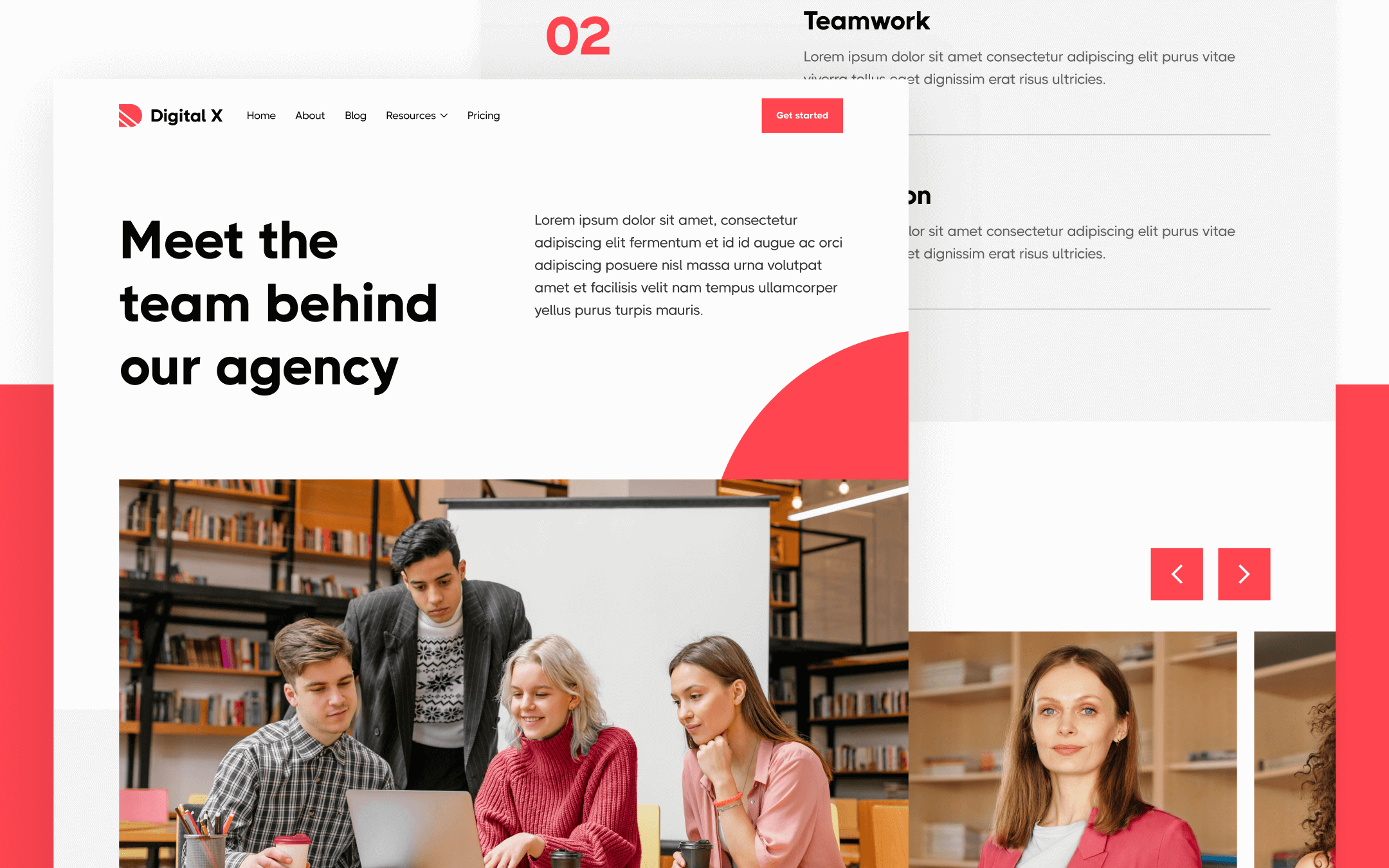 Digital X Template para Webflow