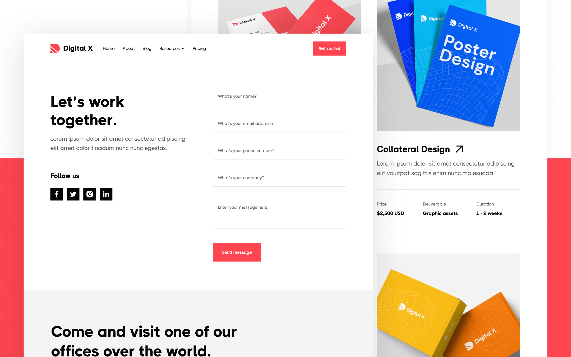 Digital X Template para Webflow