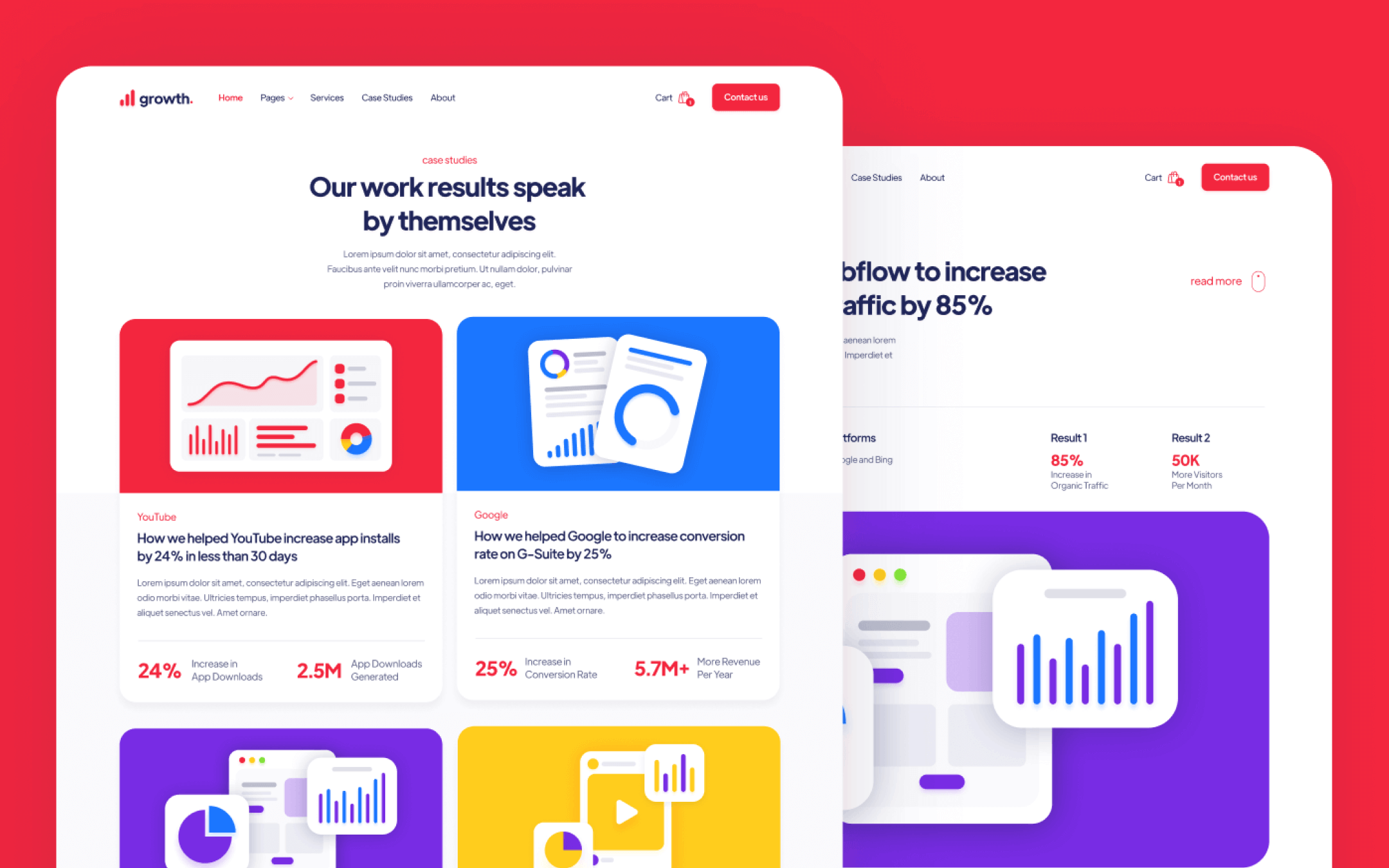 Growth Template para Webflow