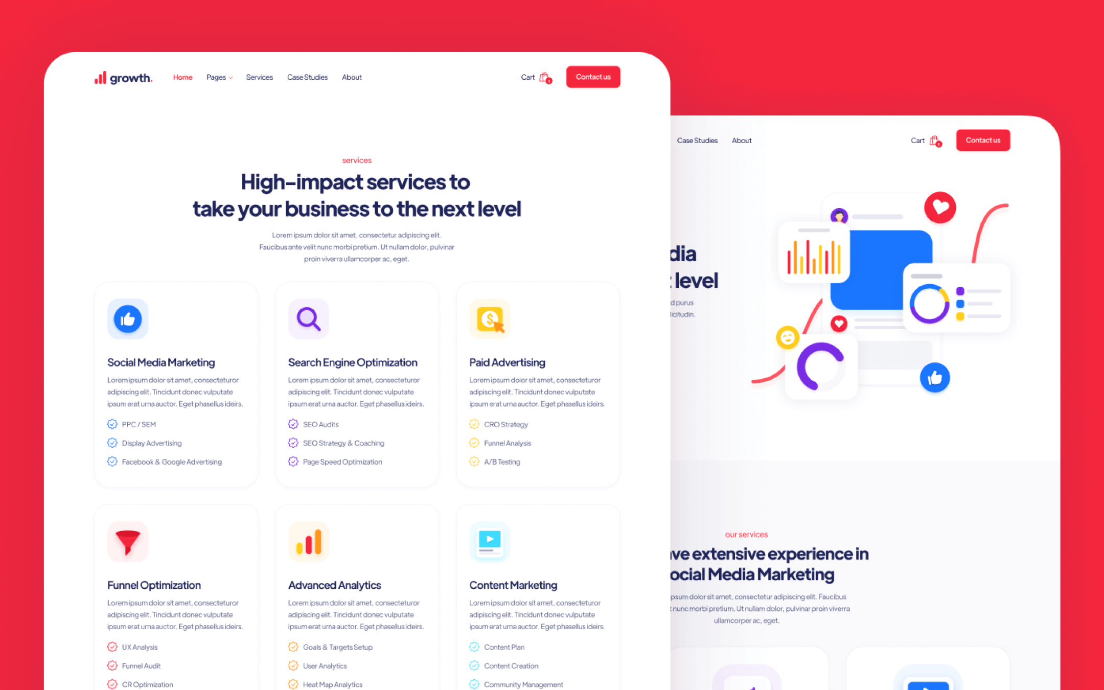 Growth Template para Webflow