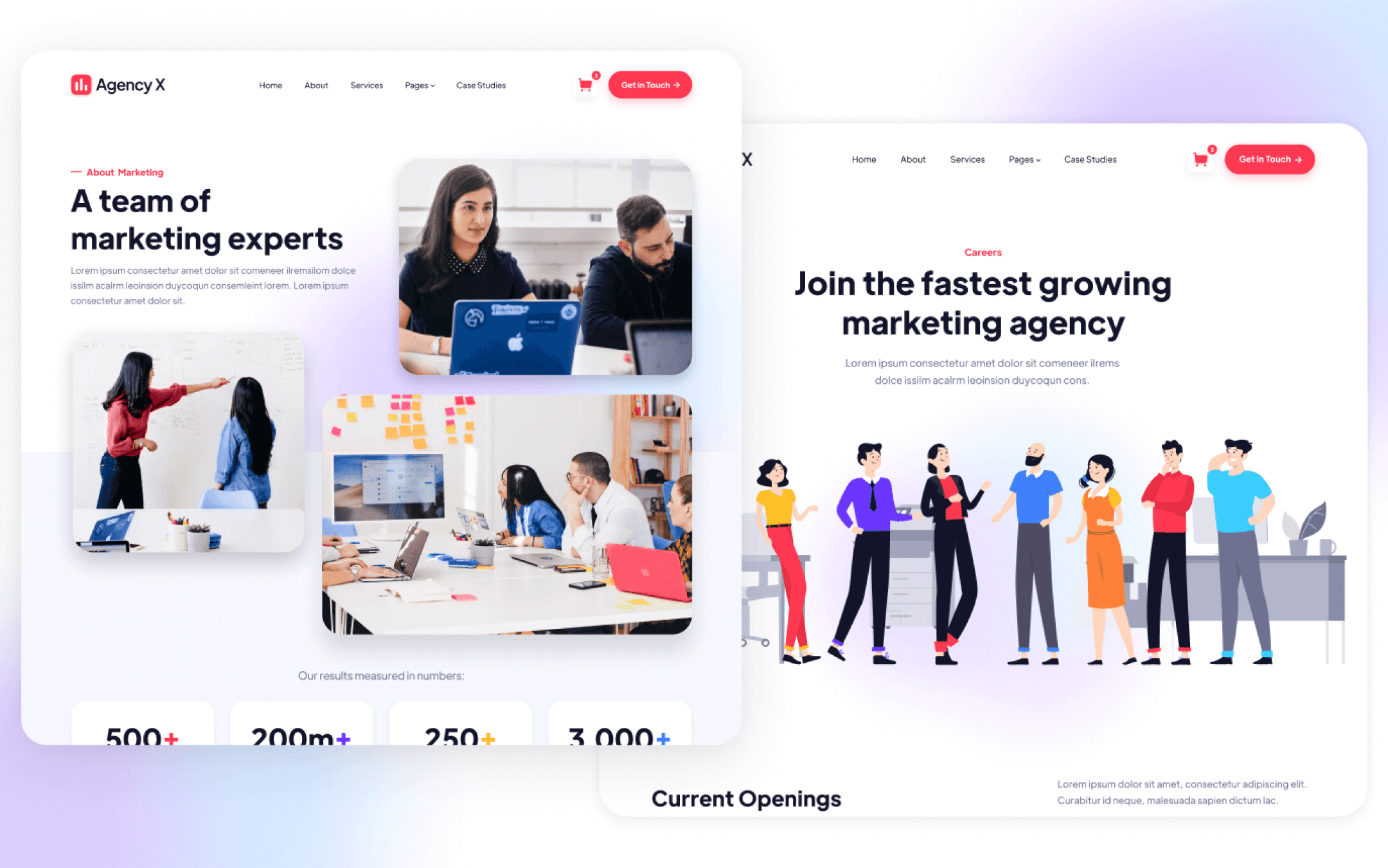 Agencypro X Template para Webflow