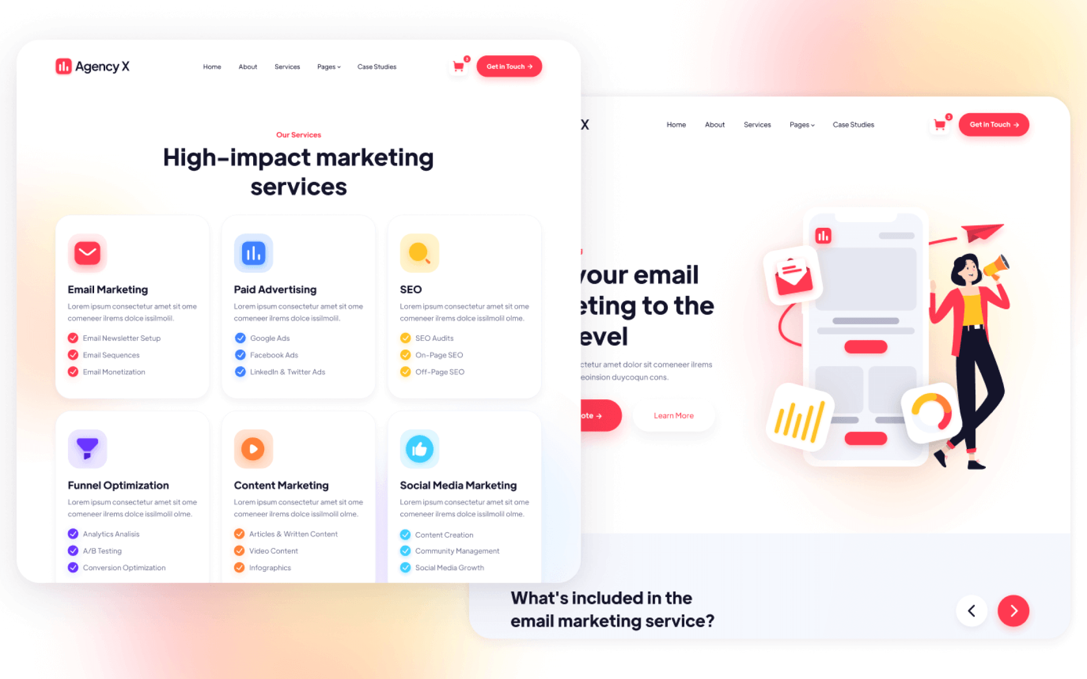 Agencypro X Template para Webflow
