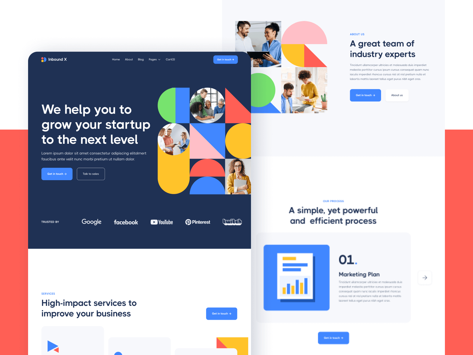 Template de Agencia de Marketing para Webflow