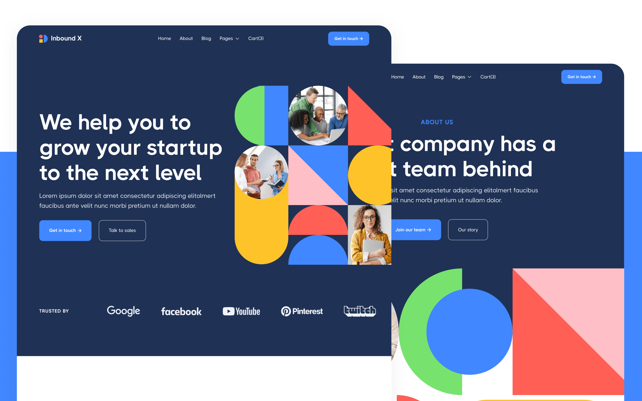 Plantilla de Agencia de Redes Sociales para Webflow