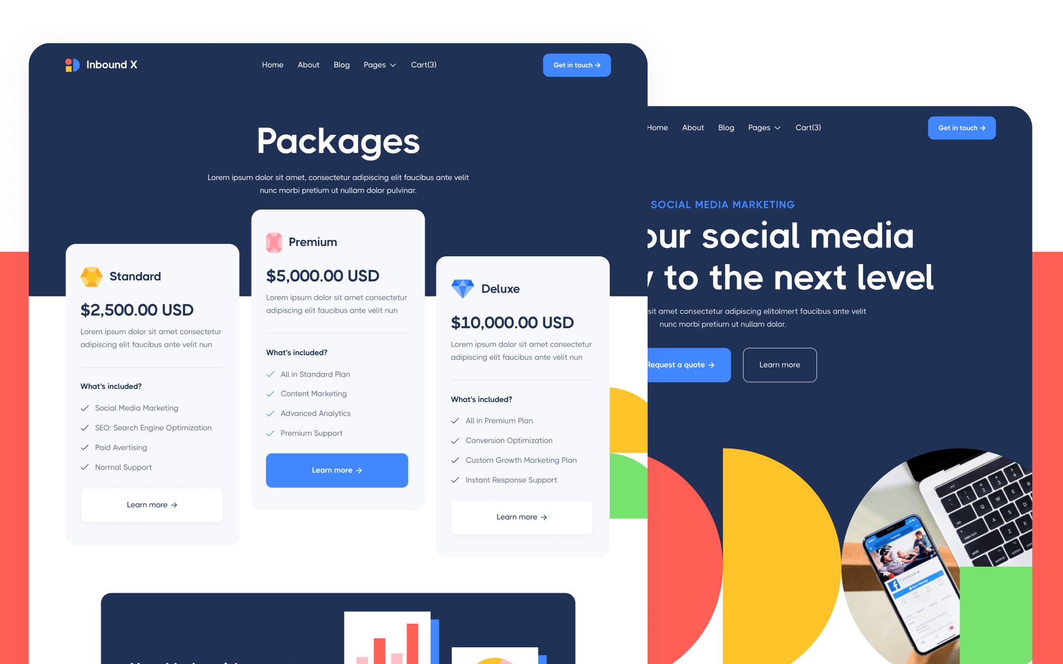 Inbound X Template para Webflow