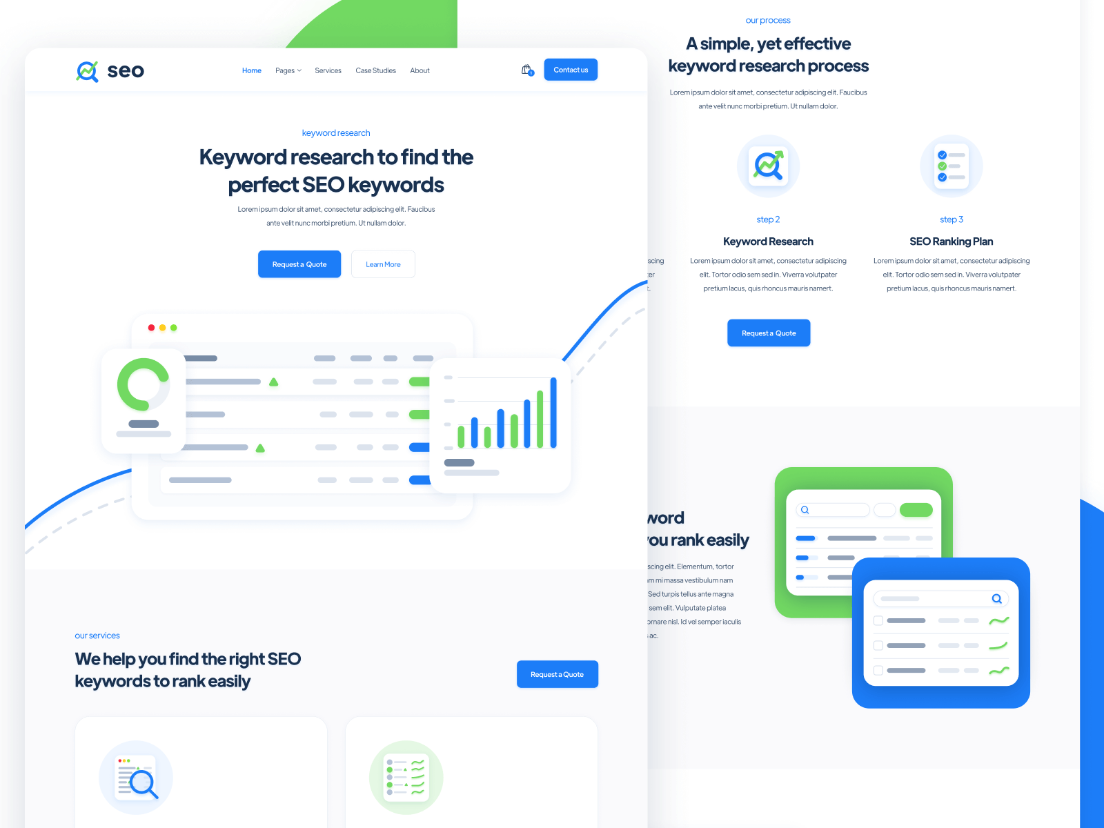 Plantilla para Webflow de Agencia de SEO